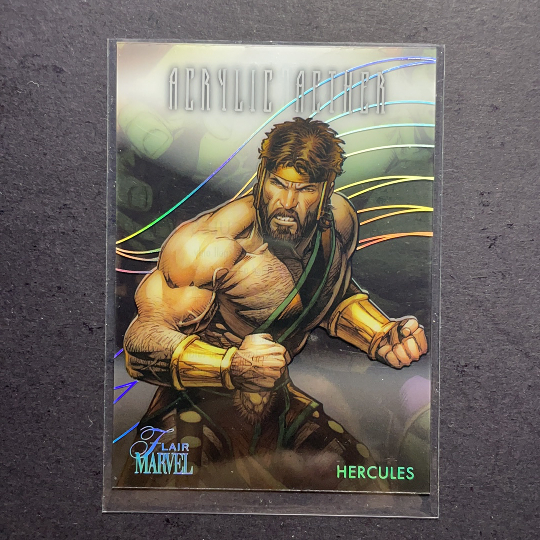 2024 Fleer Marvel (MCU) Flair天赋 赫拉克勒斯 透明胶片特卡 盒配插放 序号AA11 2024 漫威漫画Fleer Flair Marvel天赋绝版系列