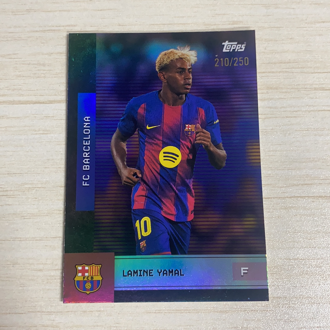 【小牛代拍】2025-26 Topps 巴萨 巴塞罗那 Team Set 队盒 Lamine Yamal 拉明 亚马尔 250编 折射 卡品如图 收藏必备(一哥)