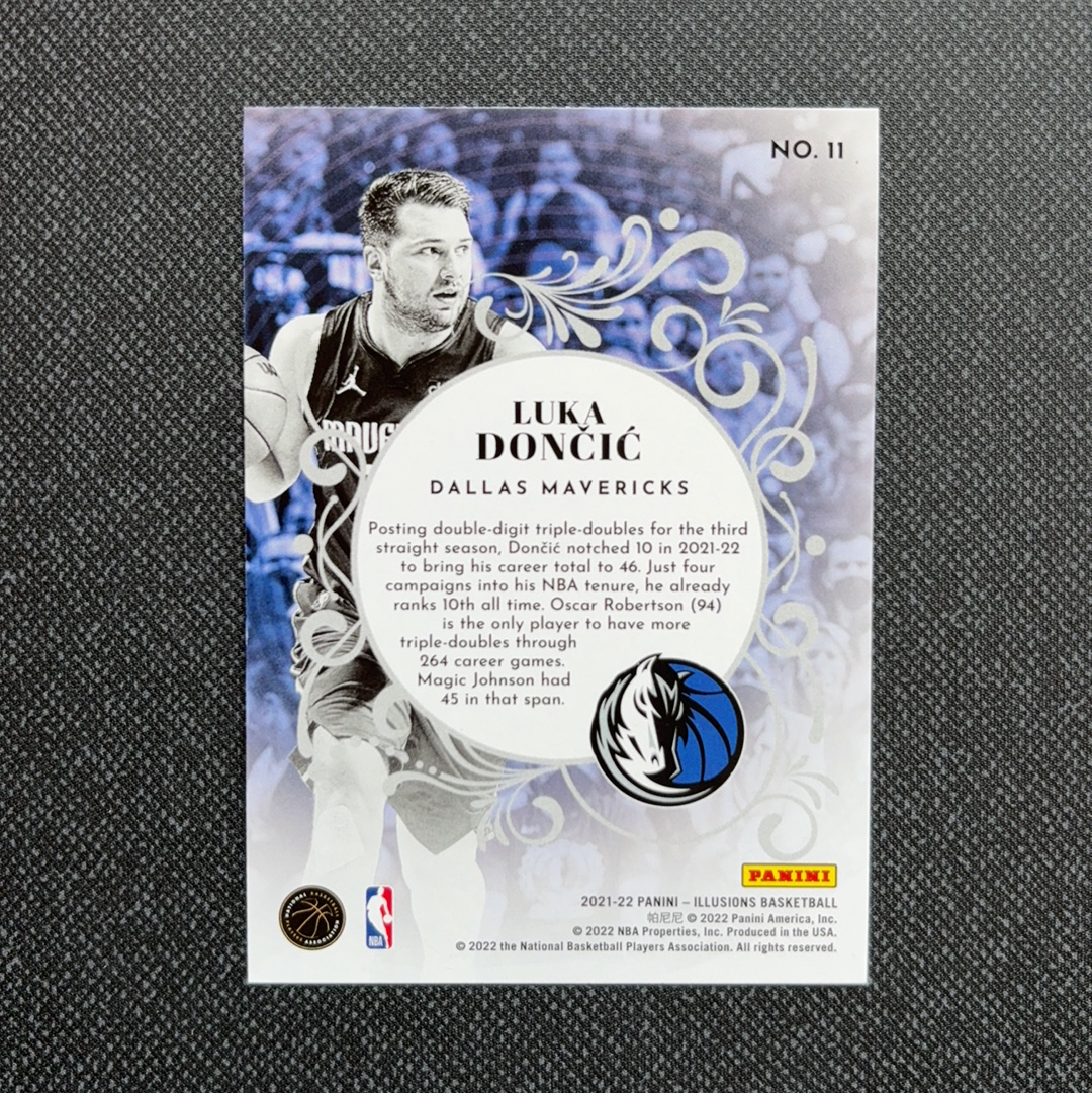 2021-22 Panini Illusions Luka Doncic 幻想 绝版系列 浮雕 特卡 KING OF CARDS 卢卡 东契奇 独行侠时期 卡品如图 巴里扇