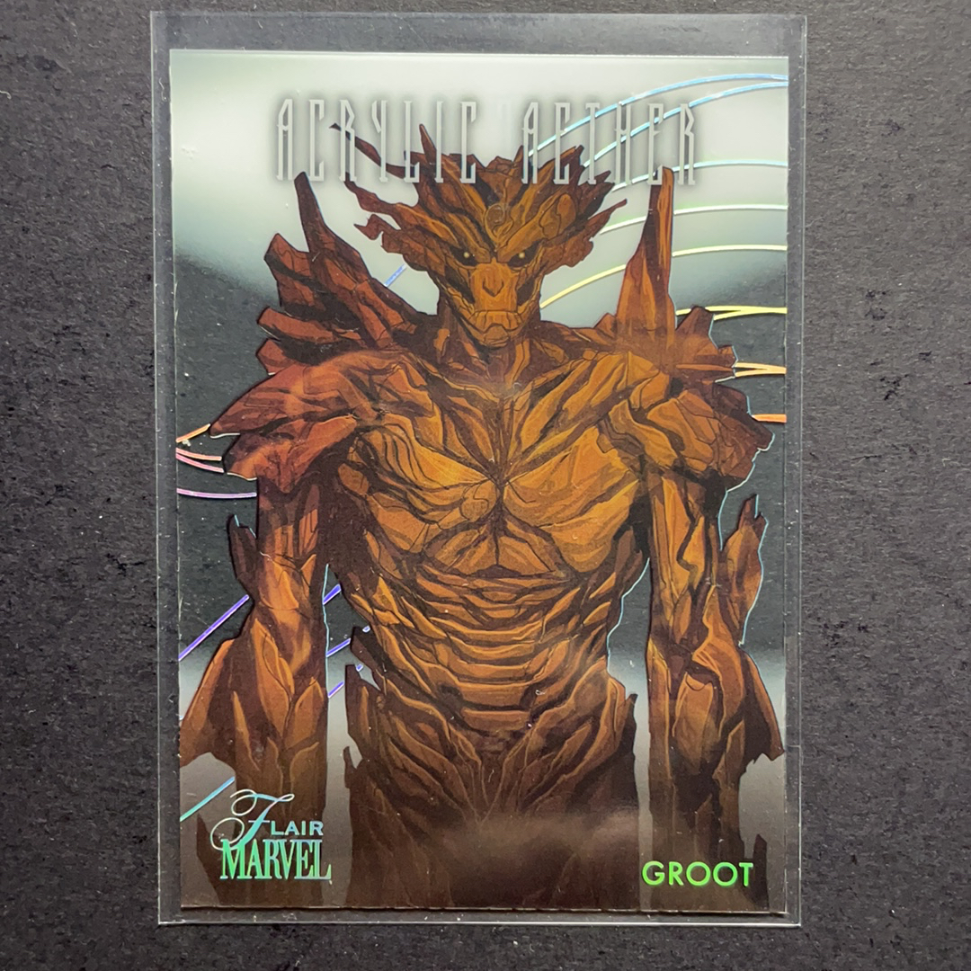 2024 Fleer Marvel (MCU) Flair天赋 树人格鲁特 透明胶片特卡 盒配插放 序号AA10 2024 漫威漫画Fleer Flair Marvel天赋绝版系列