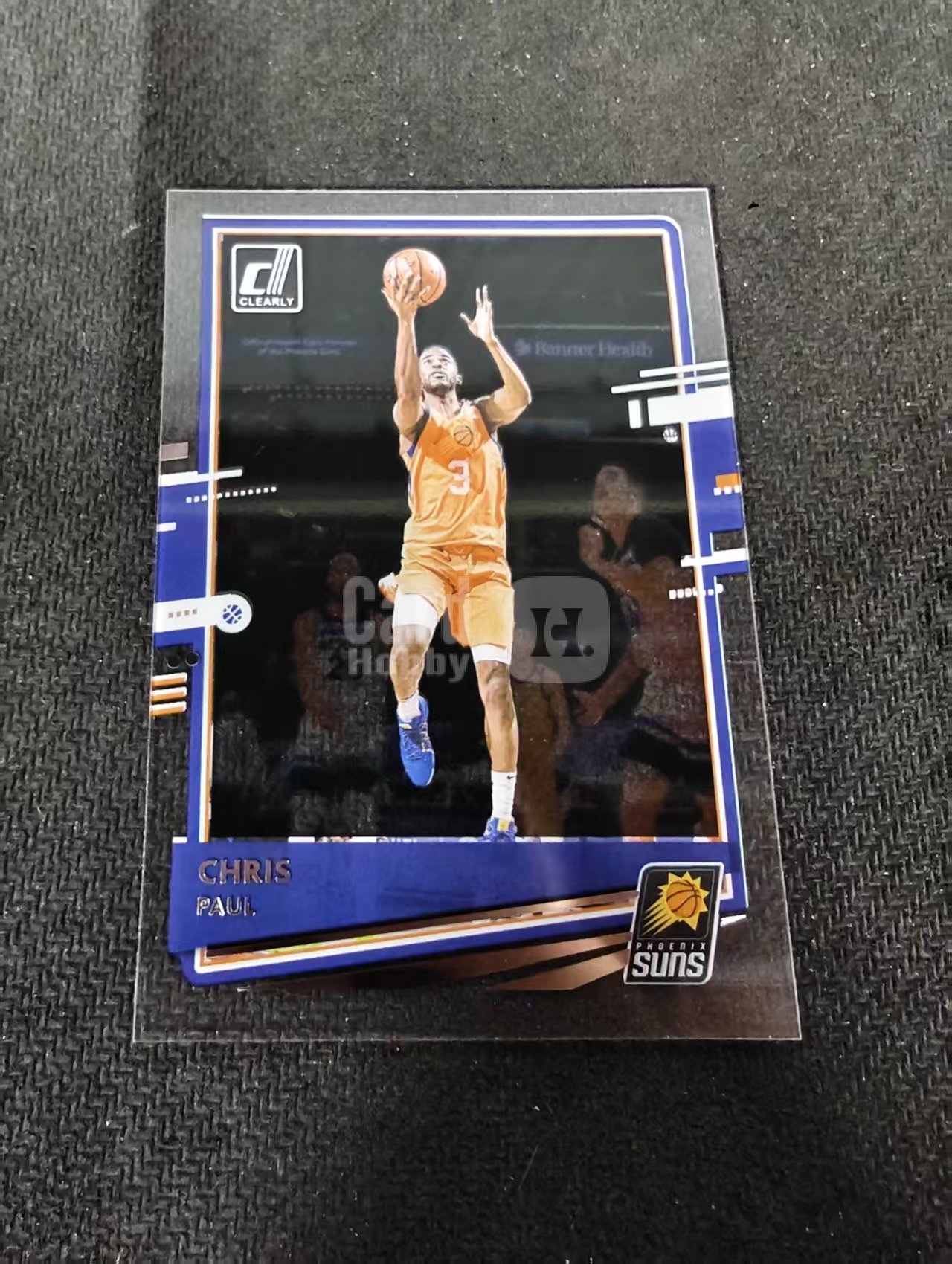 2020-21 Panini Clearly Donruss CHRIS PAUL 克里斯 保罗 CP3 太阳 杜蕾斯 胶片 划痕 边角瑕疵 #24