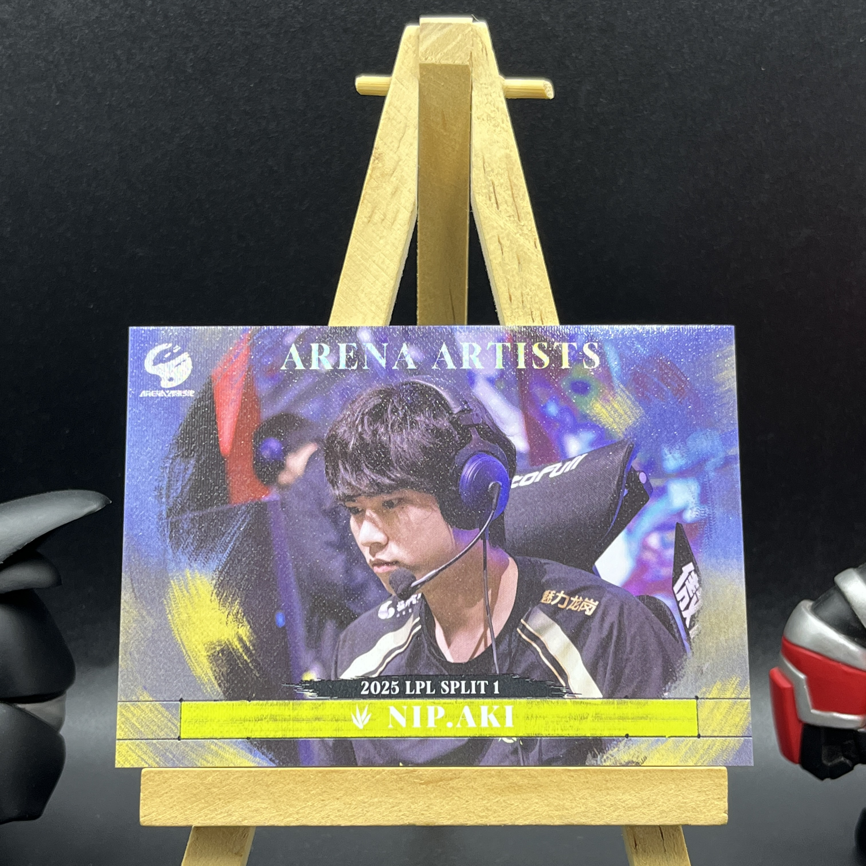【KabuDa不累计】2025 Buffun 不凡玩品 英雄联盟 赛场艺术家 LPL 选手卡 NIP Aki 5编 现场卡 For