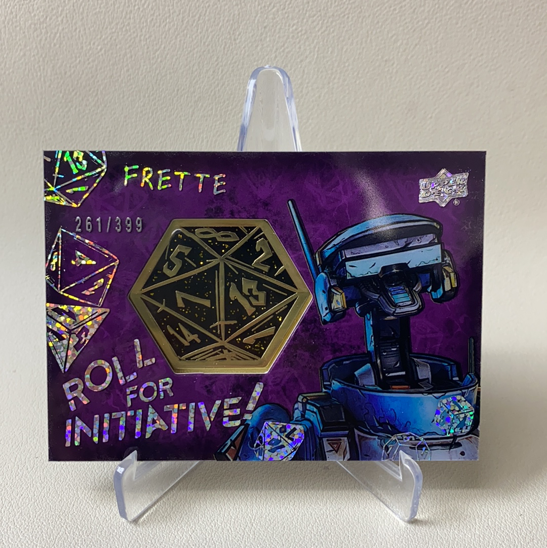 【弈卡代拍】2025 Upper Deck TINY TINA WONOERLANOS 小缇娜的奇幻冒险 厚卡 徽章物料卡 261/399编 品相如图 凑套必备 风暴