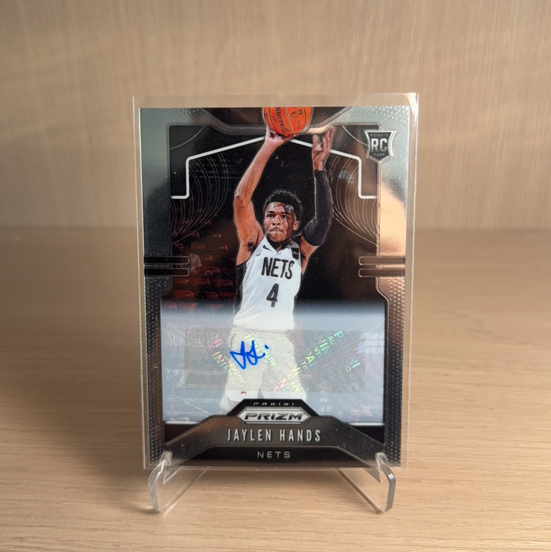 2019-20 Panini Prizm Jaylen Hands RC 【免费代卖】篮网 新秀 RC 杰伊伦 汉兹 PZ PRIZM 签字 贴签 折射 卡品如图 值得收藏!!