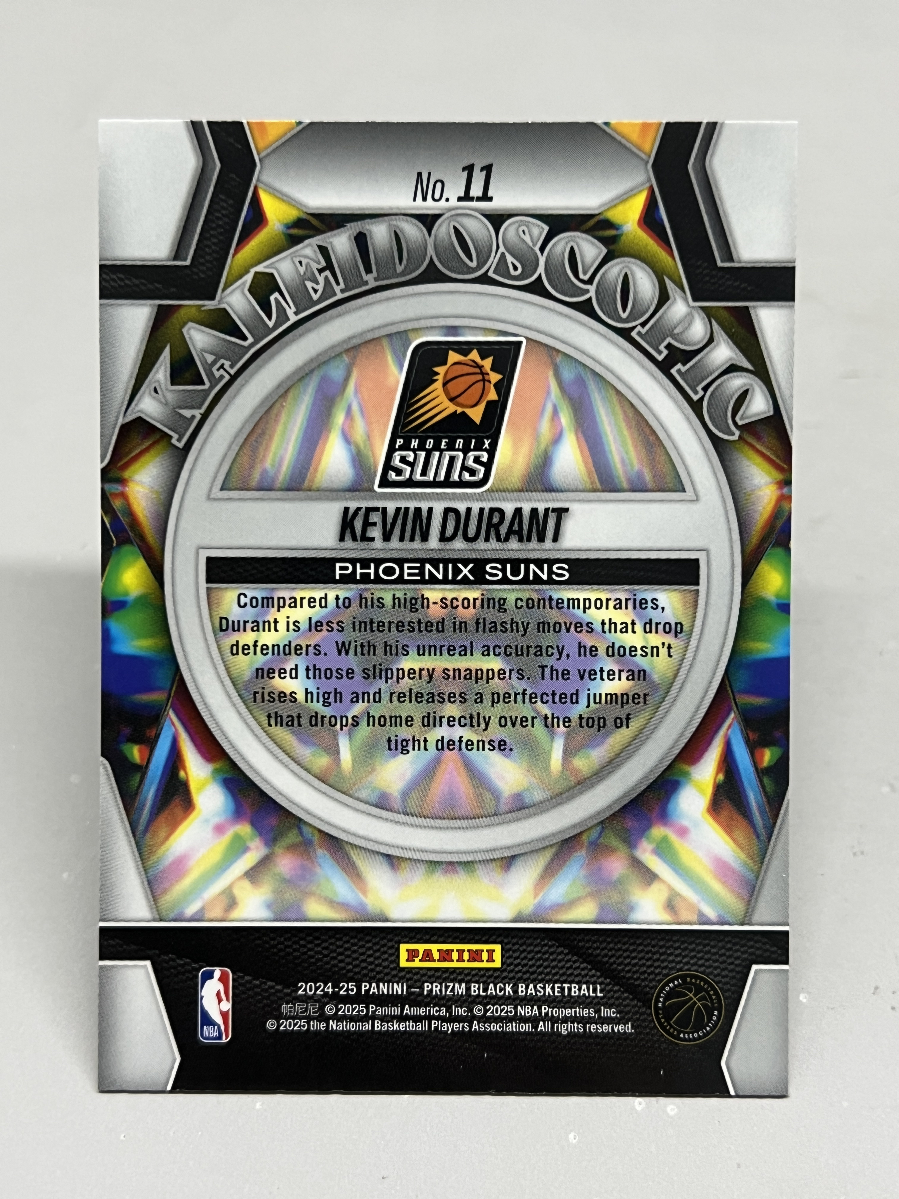 2024-25 Panini Prizm Kevin Durant 【挂机拍卖】帕尼尼 凯文·杜兰特 特卡 篮球 太阳 #11 卡品如图 收藏 凑套