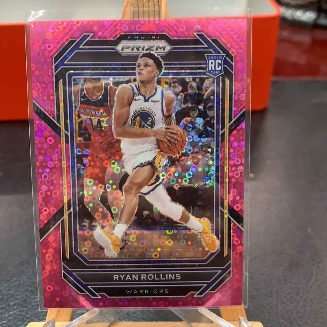 【SY代卖sy0523-可累积-瑕疵看图】2022-23 Panini Prizm Ryan Rollins RC 勇士 新秀 罗林斯 50编 粉泡泡