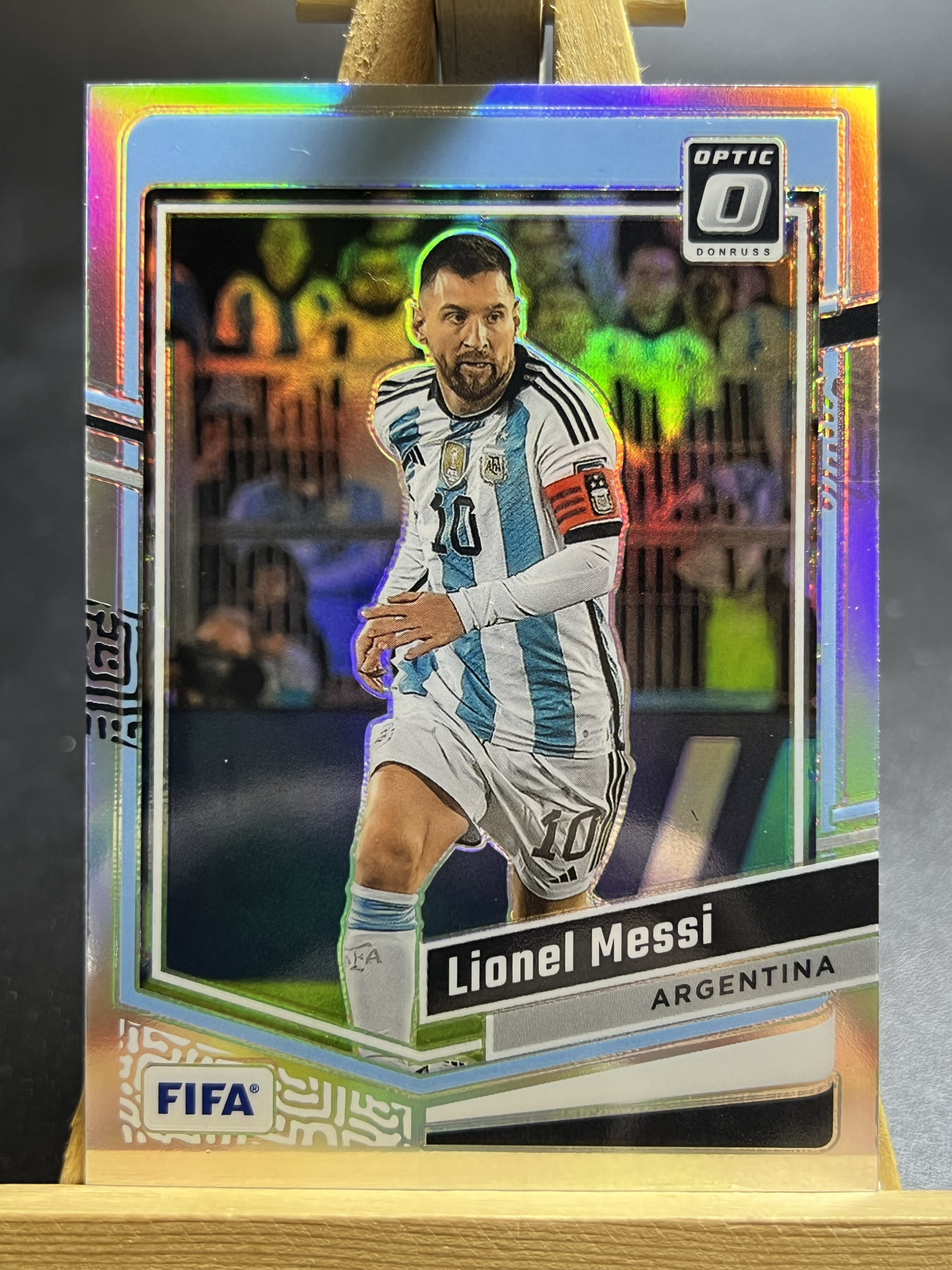 2023-24 Panini Donruss Lionel Messi FIFA 杜蕾斯optic 阿根廷 利昂内尔 梅西 银折 梅球王 巴萨 大巴黎 迈阿密 李哥 叉叉拍卖