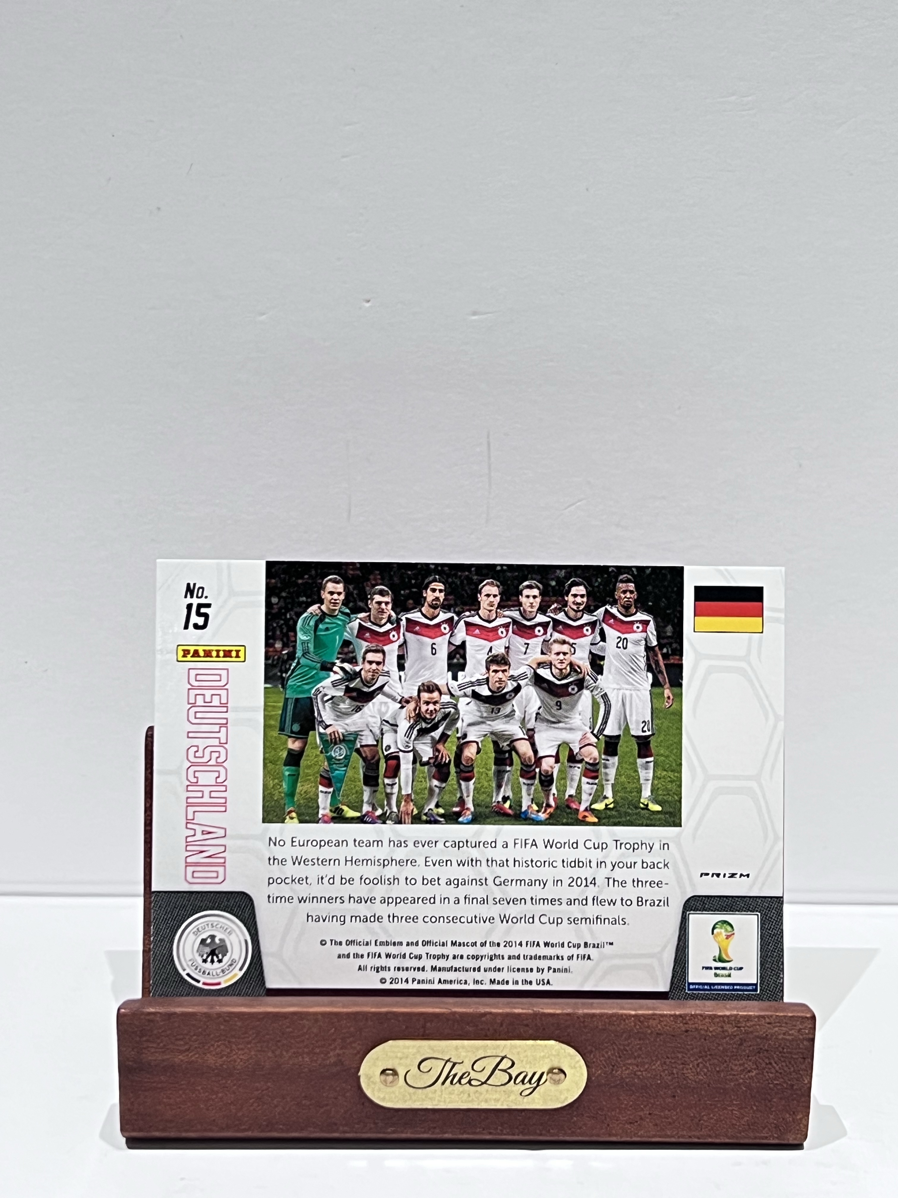 2014 Panini World Cup Prizm Germany Deutschland【湾区拍档代卖】元年 世界杯 PZ 德国 银折 折射 球队 全队 全家福 合照 特卡 诺伊尔 拉姆 穆勒 世界杯夺冠年 卡品如图 Steven