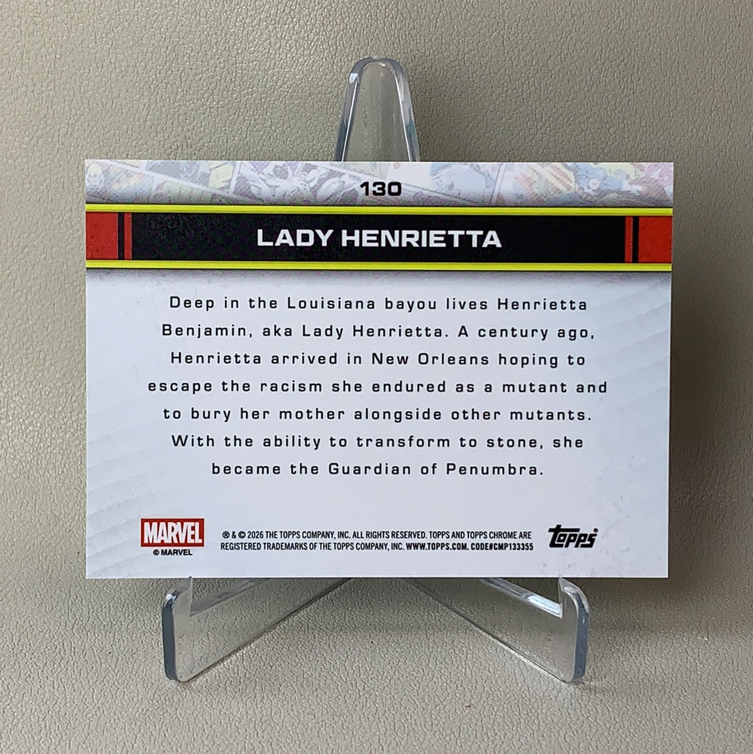 2026 Topps Marvel (MCU) Comics Chrome 漫威TC Lady Henrietta 亨丽埃塔女士 86/99编 绿闪电折 折射 品相如图 凑套必备 佑哥