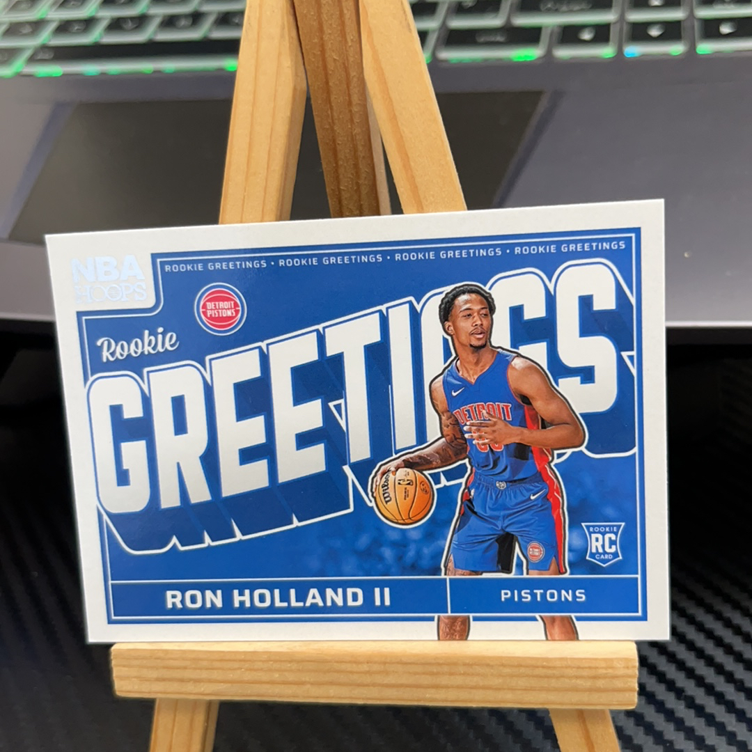 2024-25 Panini NBA Hoops Ron Holland RC 罗恩 霍兰德 活塞 新秀 hoops系列 特卡 卡品如图 凑图必备 值得收藏!免费代卖!