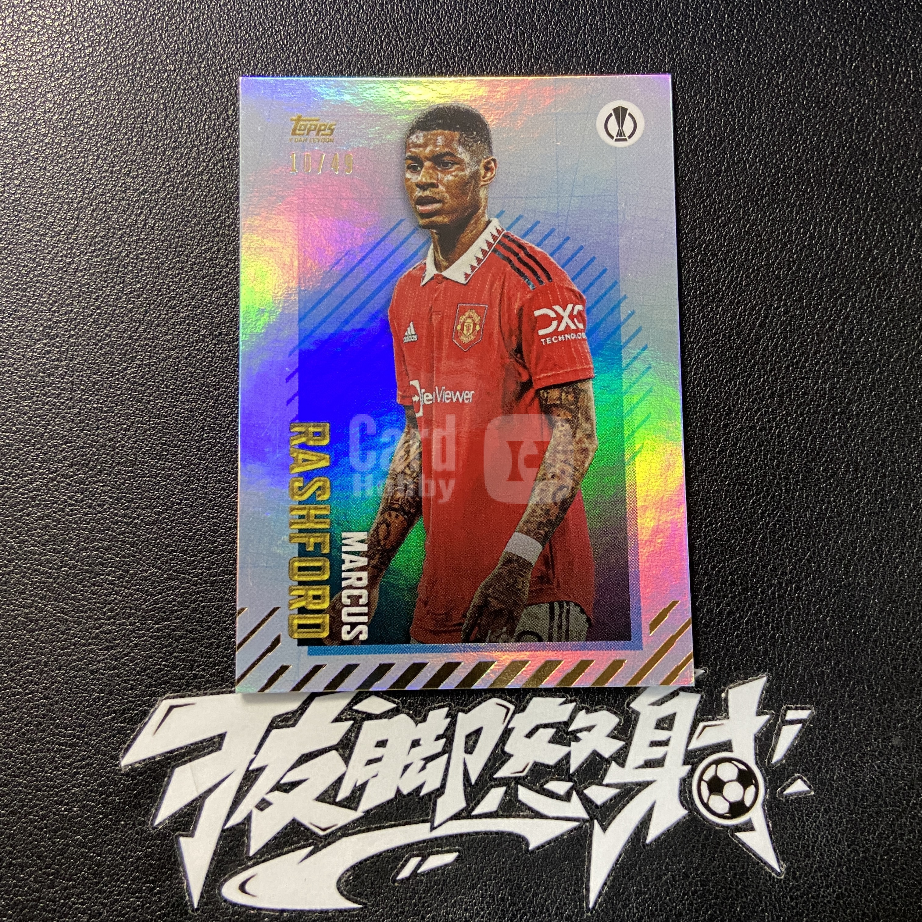 【拔脚代卖】2023 Topps 欧冠 Marcus Rashford 拉什福德 曼联 英格兰 巴萨 10/49编收藏必备 瑕疵如图｜拔脚白头H34