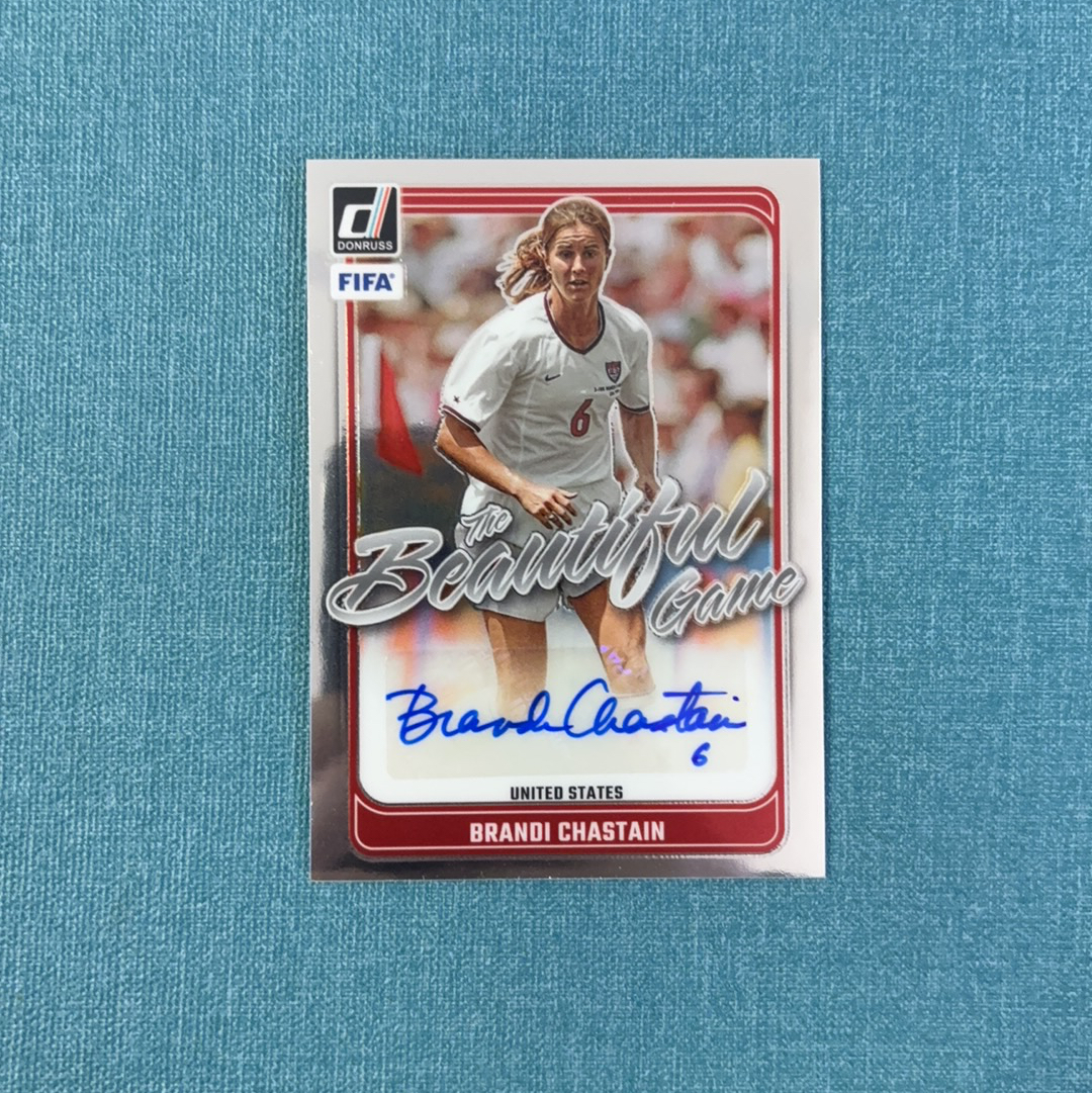 2024-25 Panini Donruss 杜蕾斯 Brandi Chastain 查斯坦 签字 美丽比赛签 美国 女足 卡品如图 CWA