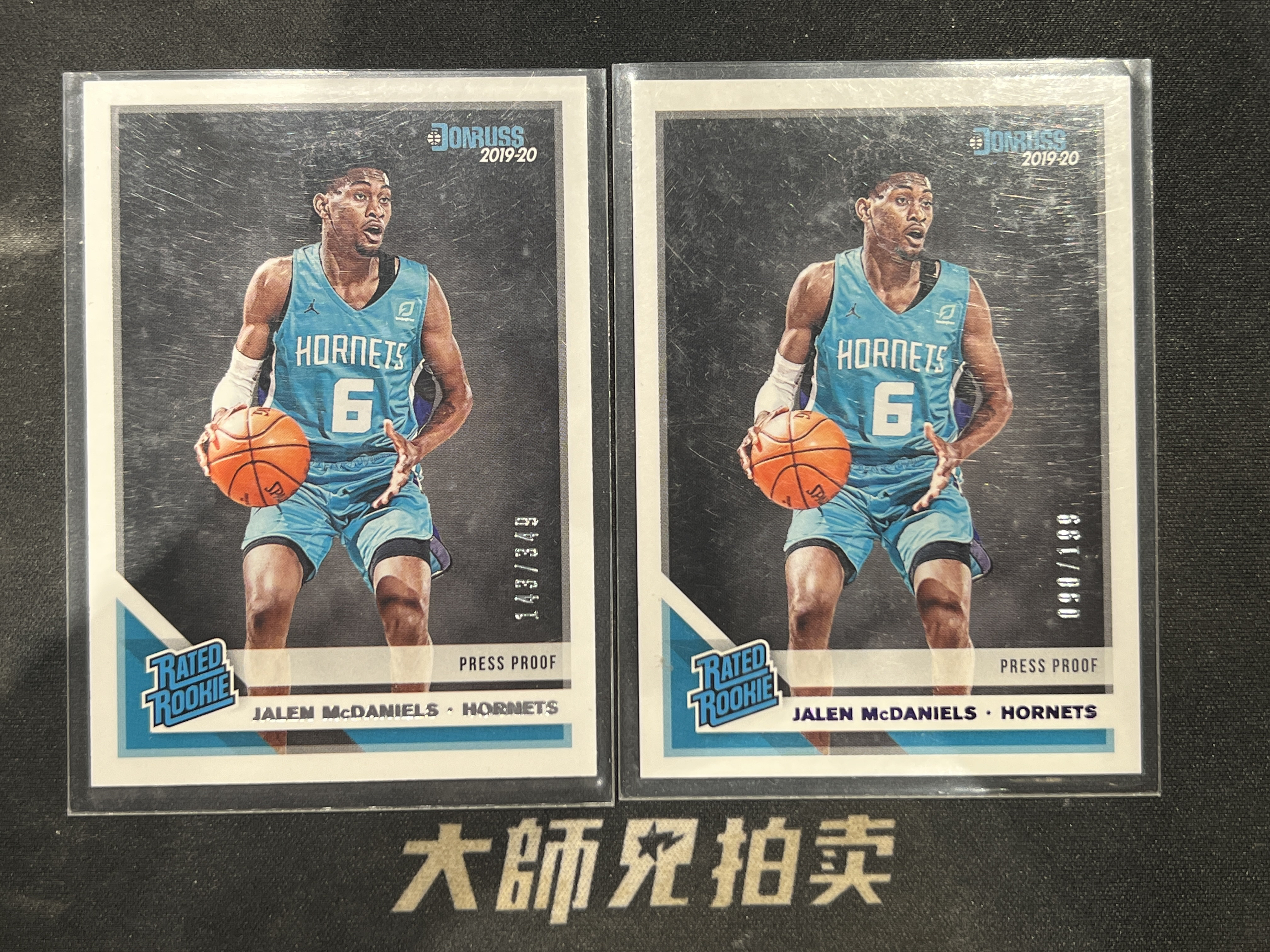 【大師兄拍賣】2019-20 Panini Donruss JALEN MCDANIELS 新秀Rc 杜蕾斯 黃蜂 潛力新秀 賈倫 麥克丹尼爾斯 base  199編 lot打包 卡品如圖-茶導-