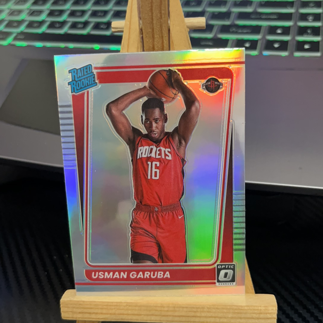 2021-22 Panini Donruss Usman Garuba RC 奥斯曼 加巴鲁 火箭 折射 银折 杜蕾斯 optic op 卡品如图 凑图必备 值得收藏!免费代卖!