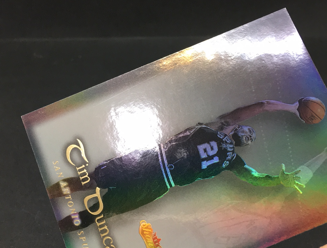 【DC拍卖】11.21 FLEER SHOWCASE 高端系列 实卡美如画 名人堂名宿 NBA历史第一大前锋 石佛 蒂姆 邓肯(微瑕)