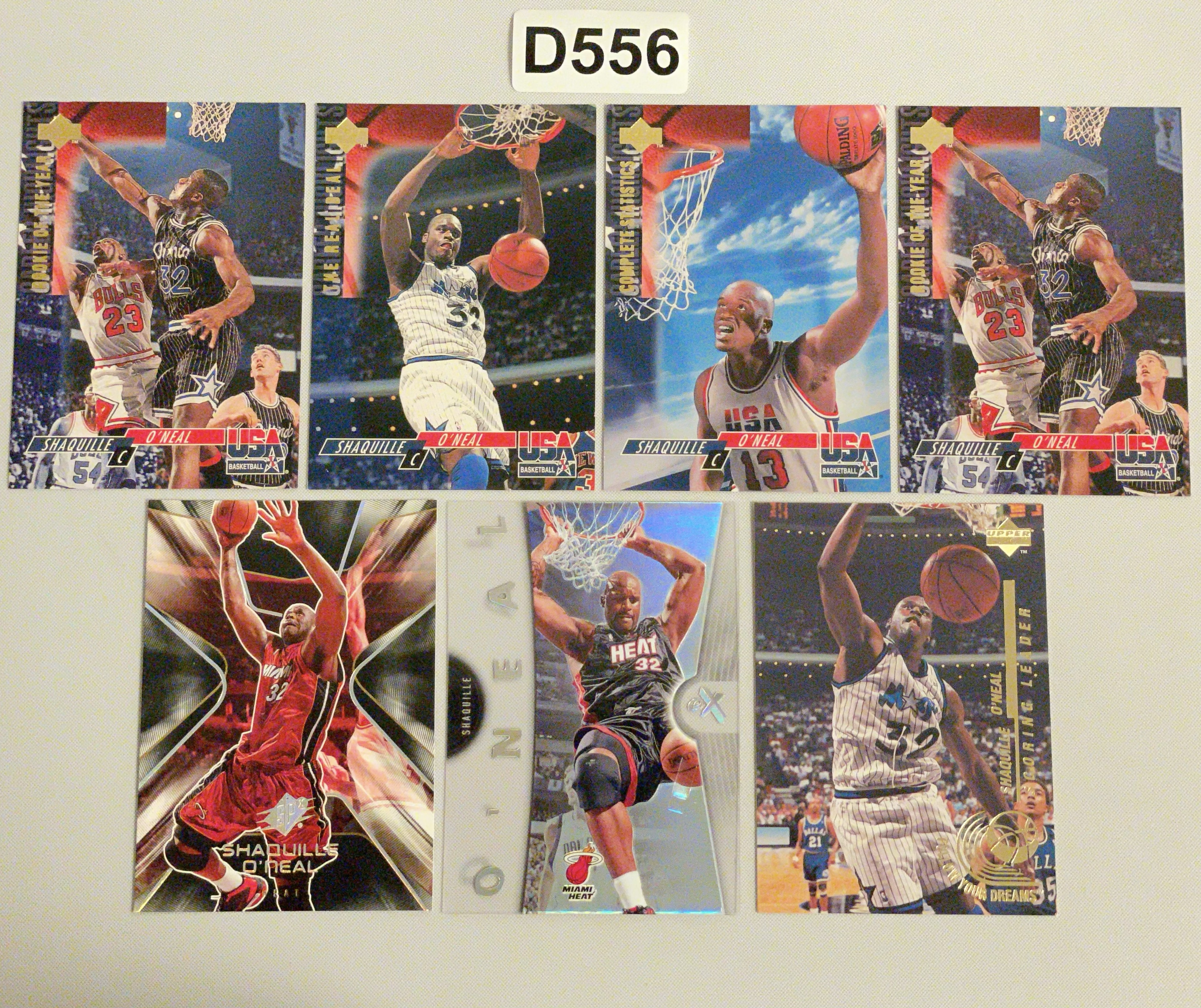 【天龙球星卡】TIAN 2006-07 UD SPX 等系列 奥尼尔 老卡 BASE 共7张打包