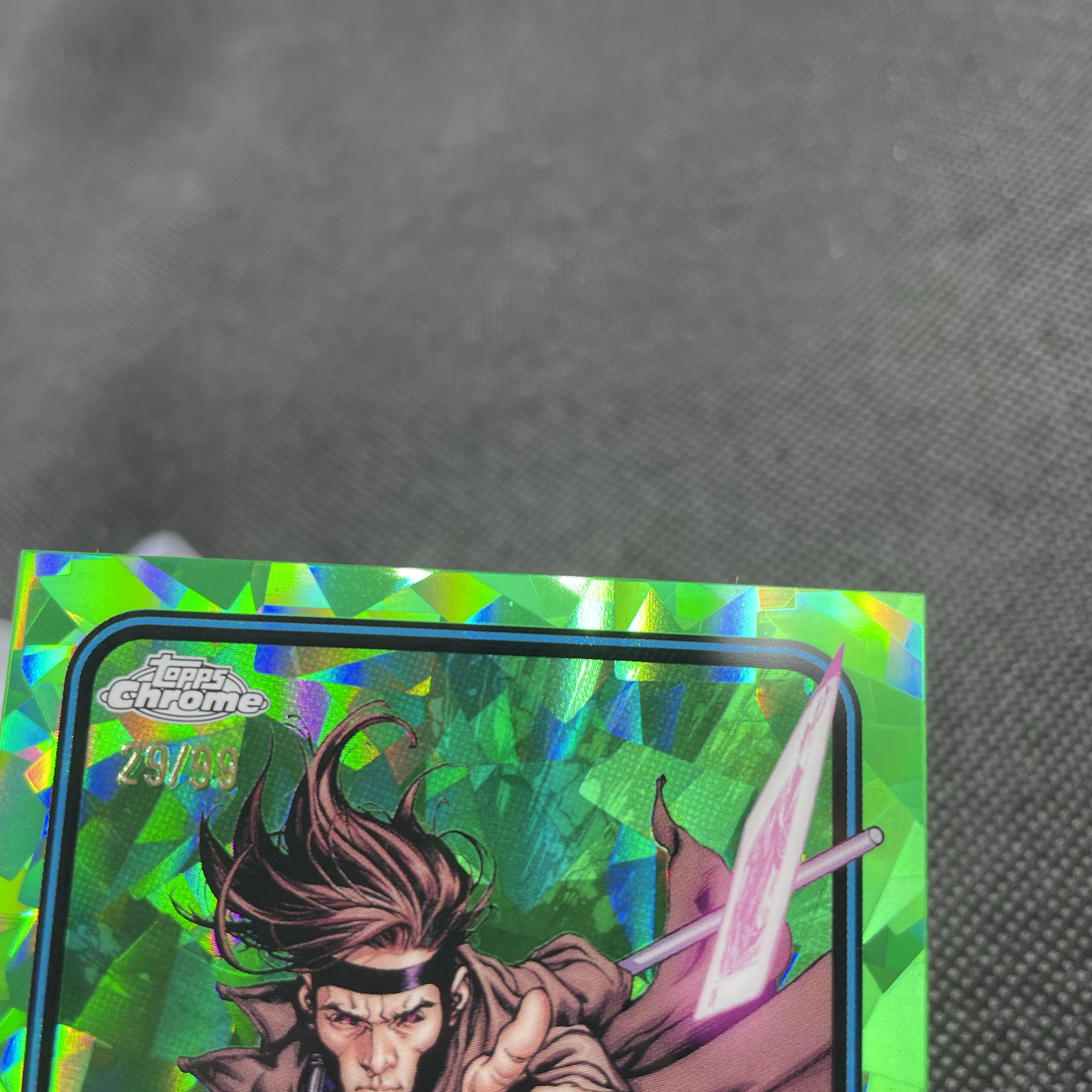 2025 Topps Chrome Gambit 【无界代卖】Marvel(MCU)漫威 牌皇 29/99编 绿折 绿碎冰折 品如图 不累计 wy