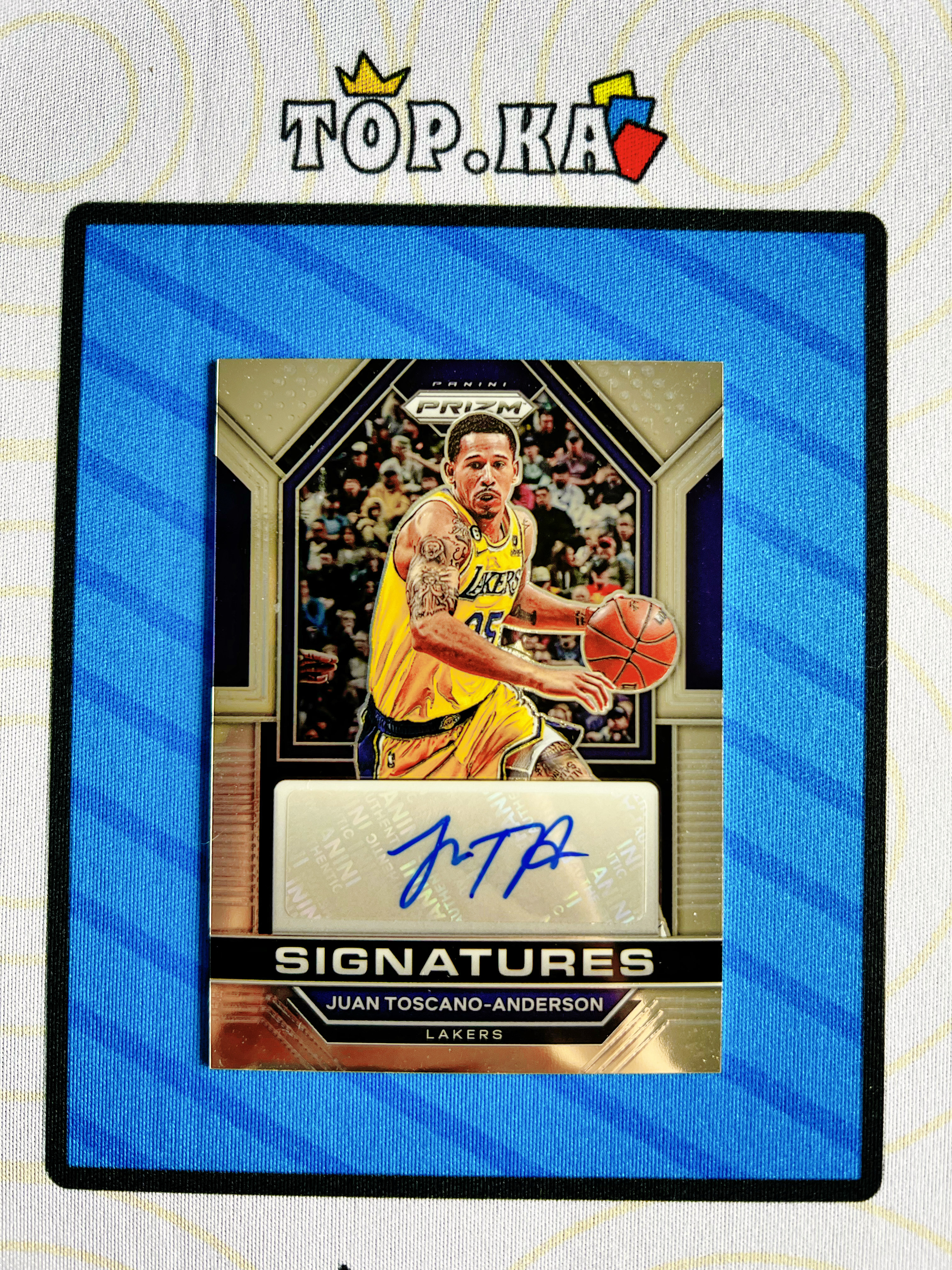 【顶尖卡社】 2022-23 Panini Prizm Juan Toscano-Anderson 胡安 托斯卡诺 安德森 pz 签字 湖人 详情看描述 卡品如图【HK】