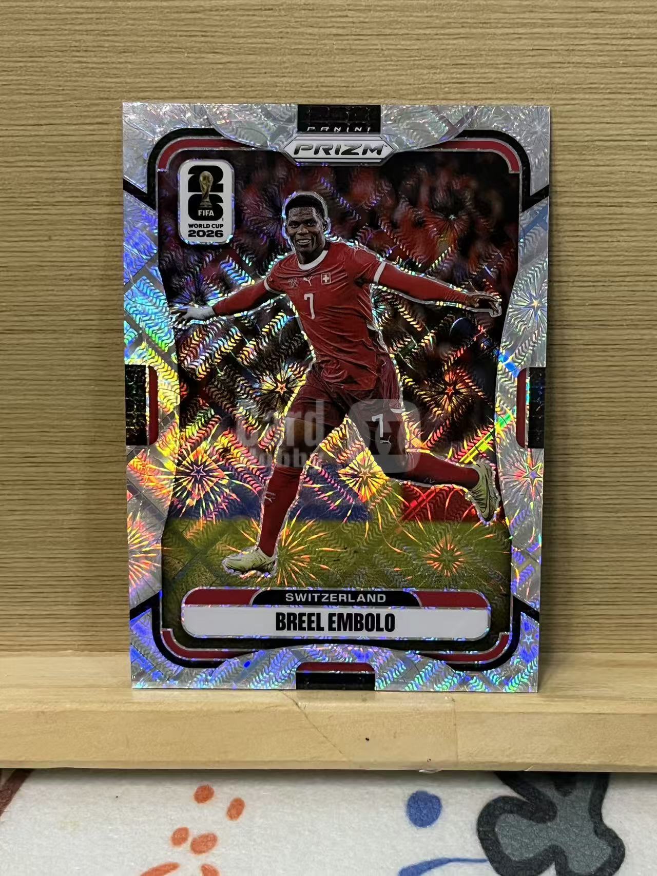 2026 Panini World Cup Prizm Breel Embolo 恩博洛 瑞士 烟花折 银折 世界杯 实卡精美 卡品如图 LA-1