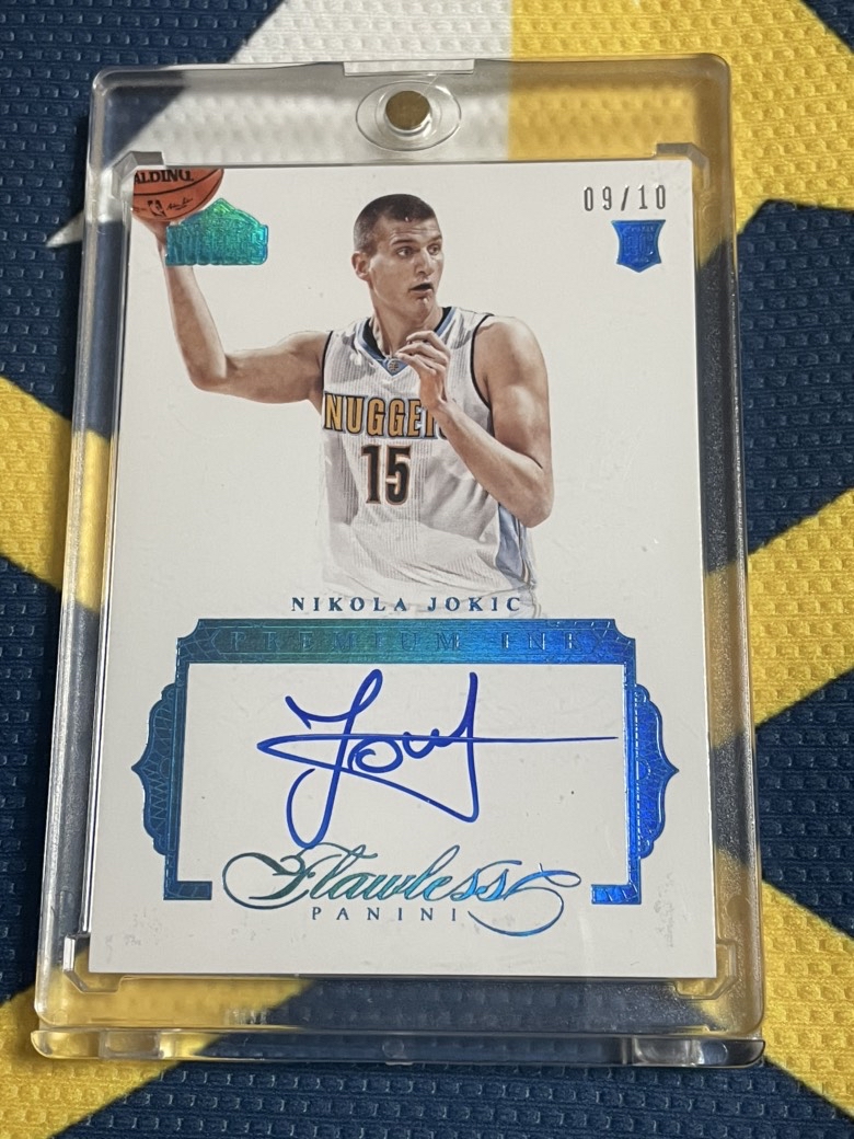 2015-16 Panini Immaculate Nikola Jokic RC 約基奇 Joker FMVP 當世第一人 三屆MVP 本季三雙 高階炸裂 品墨完美可評級 9/10