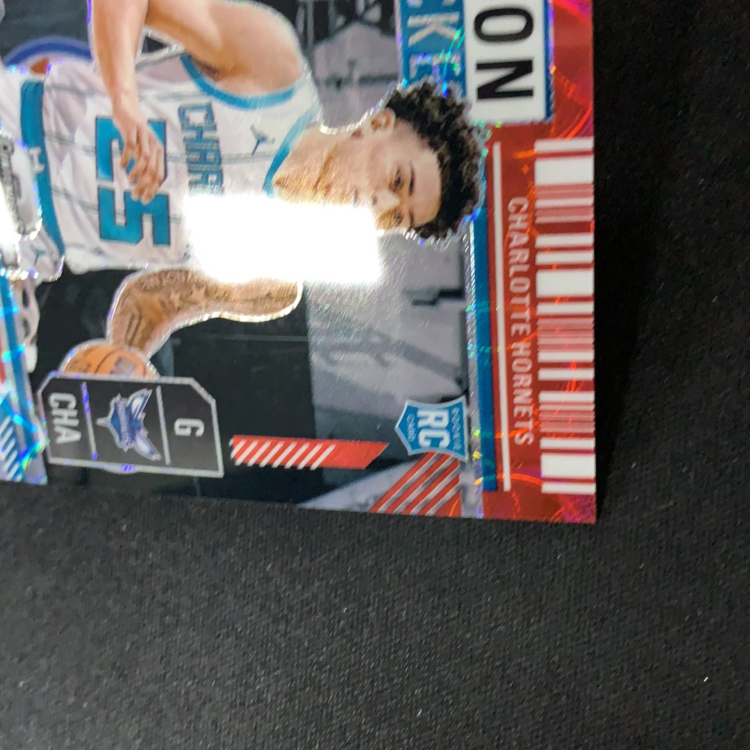 2024-25 Panini Mosaic KJ Simpson RC 【SC拍卖】马赛克 新秀 黄蜂 辛普森 签字 球票签 圈圈折 收藏必备(ing哥)