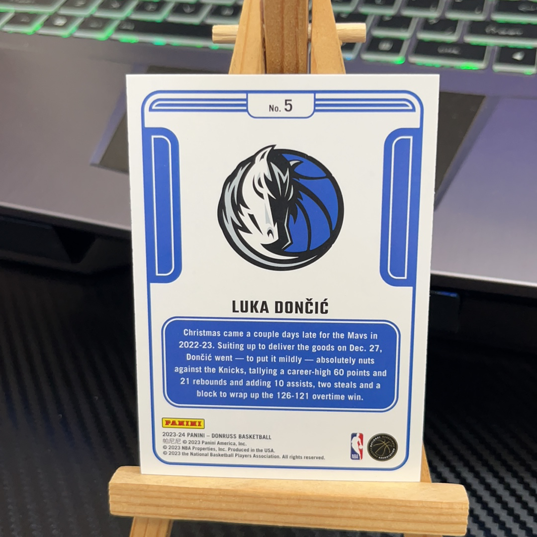 2023-24 Panini Donruss Luka Doncic 卢卡 东契奇 独行侠 杜蕾斯系列 特卡 卡品如图 凑图必备 值得收藏!免费代卖!