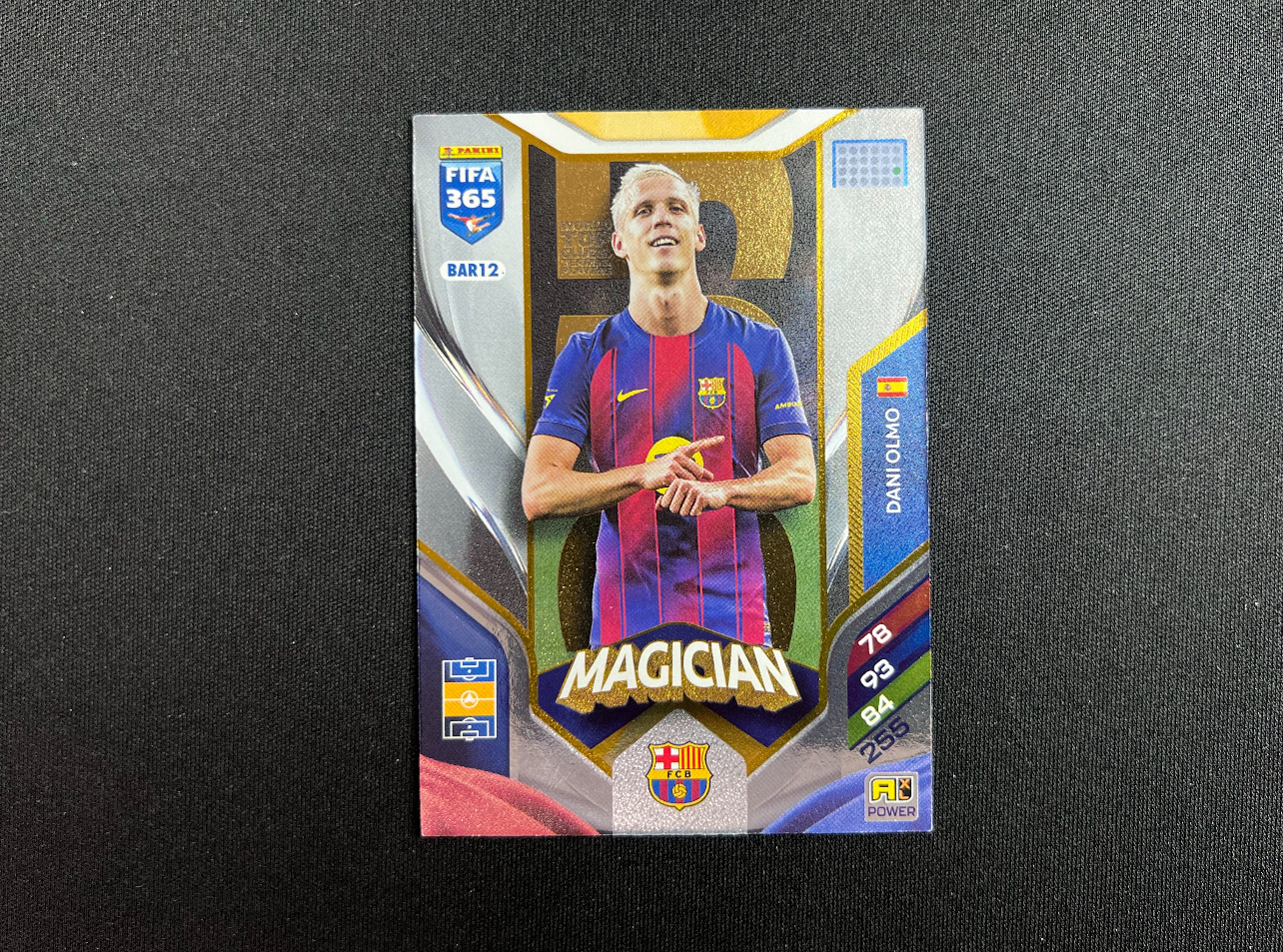 2025 Panini FIFA365 Dani Olmo 游戏版【免费接代拍】巴萨 奥尔默 魔术师特卡 BAR12 实卡精美 卡品如图