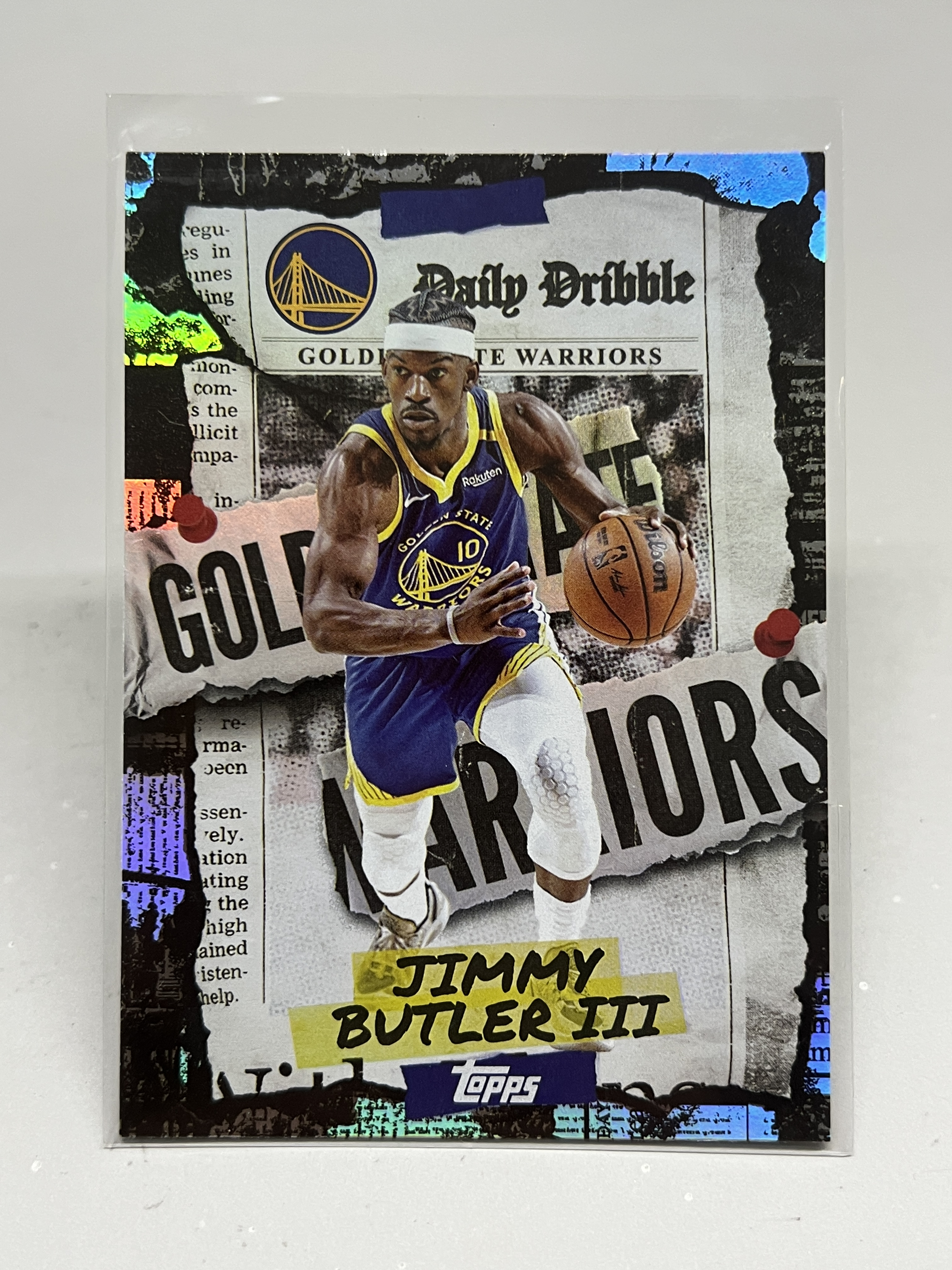 2025-26 Topps Flagship Jimmy Butler III Daily Dribble【挂机拍卖】吉米·巴特勒 三世 勇士 #19 日报特卡 折射 卡品如图