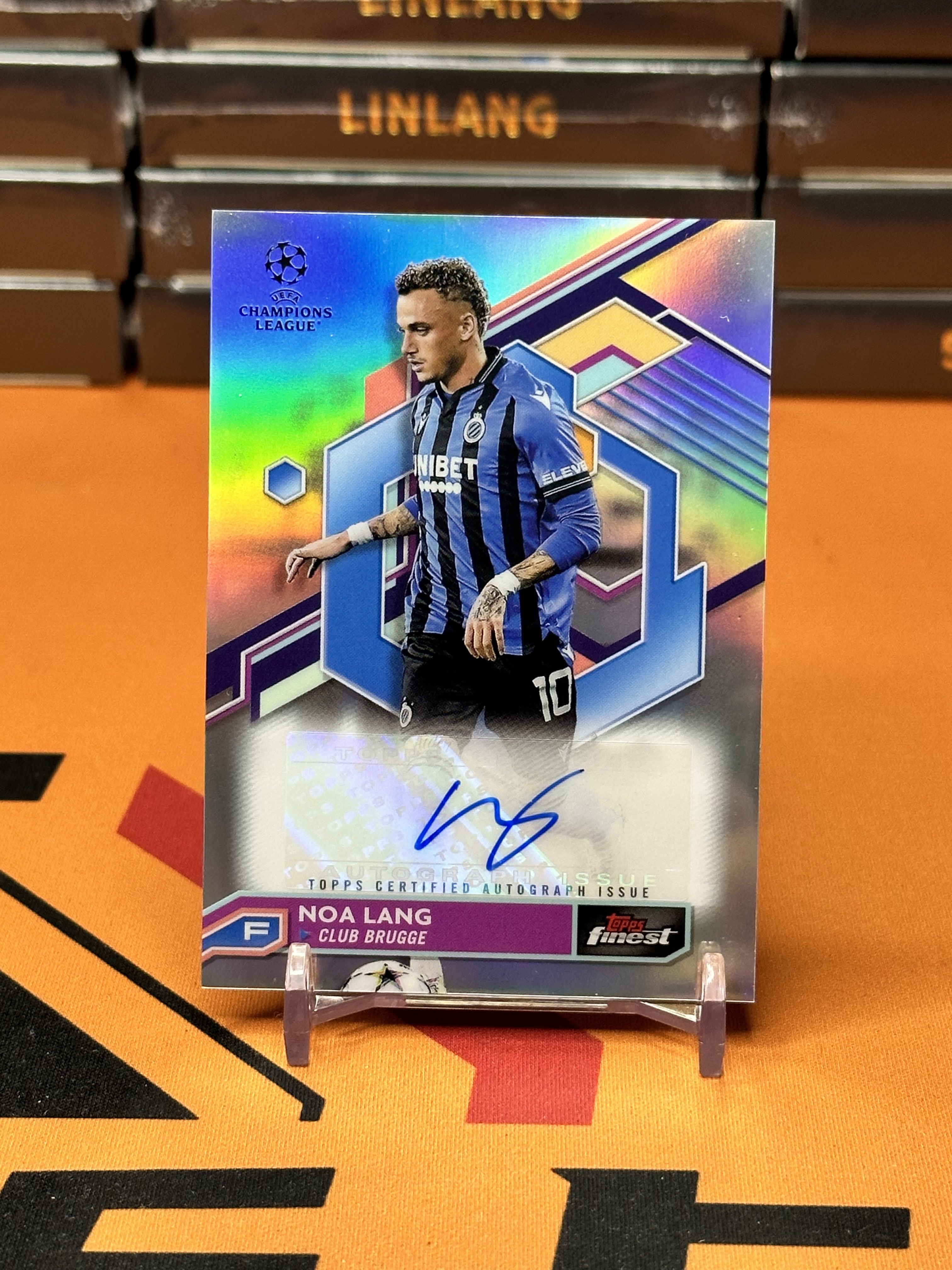 2023 Topps Finest 诺 阿朗 诺阿朗 布鲁日 正系列 亲签 卡品精美 1681