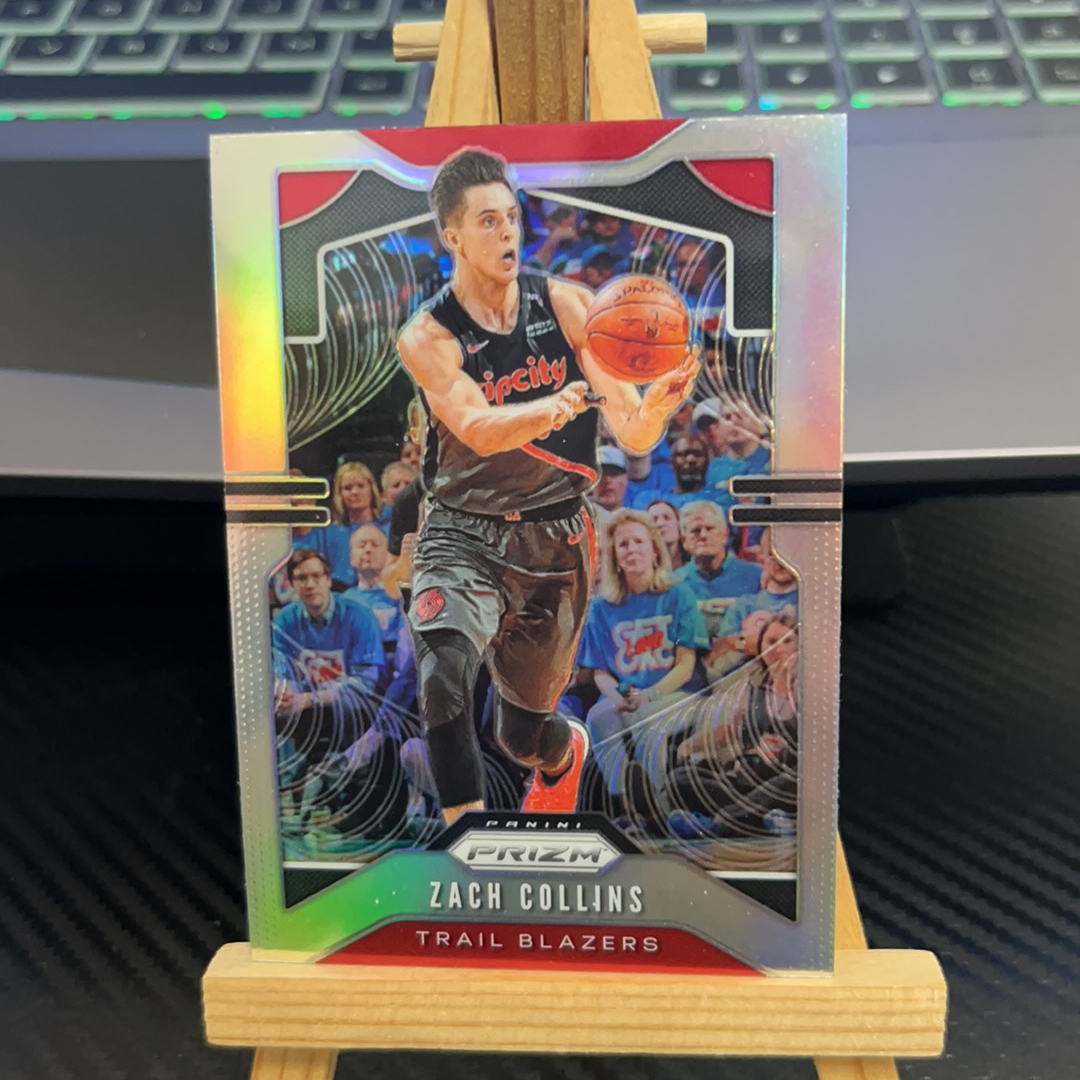 2019-20 Panini Prizm Zach Collins 扎克 柯林斯 开拓者 银折 折射 prizm系列 pz 卡品如图 凑图必备 值得收藏!免费代卖!