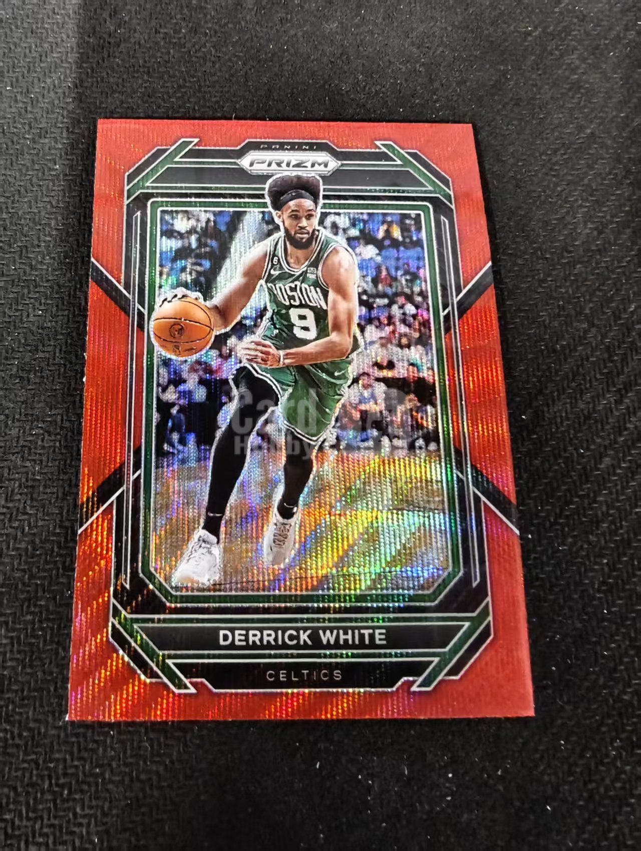 2022-23 Panini Prizm Derrick White 凯尔特人 德里克怀特 红波纹 PZ 划痕 边角瑕疵 #12