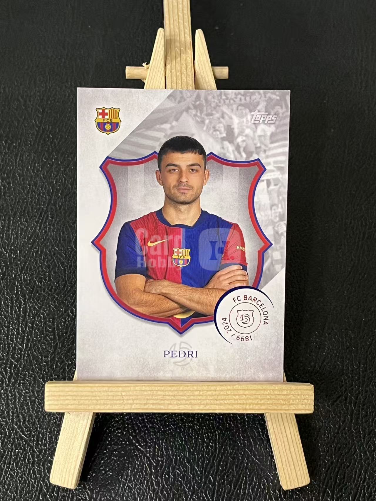 2025 Topps FC Barcelona 125 Legacy Pedri 佩德里 巴萨 125周年 实卡精美 卡品如图 LA-1