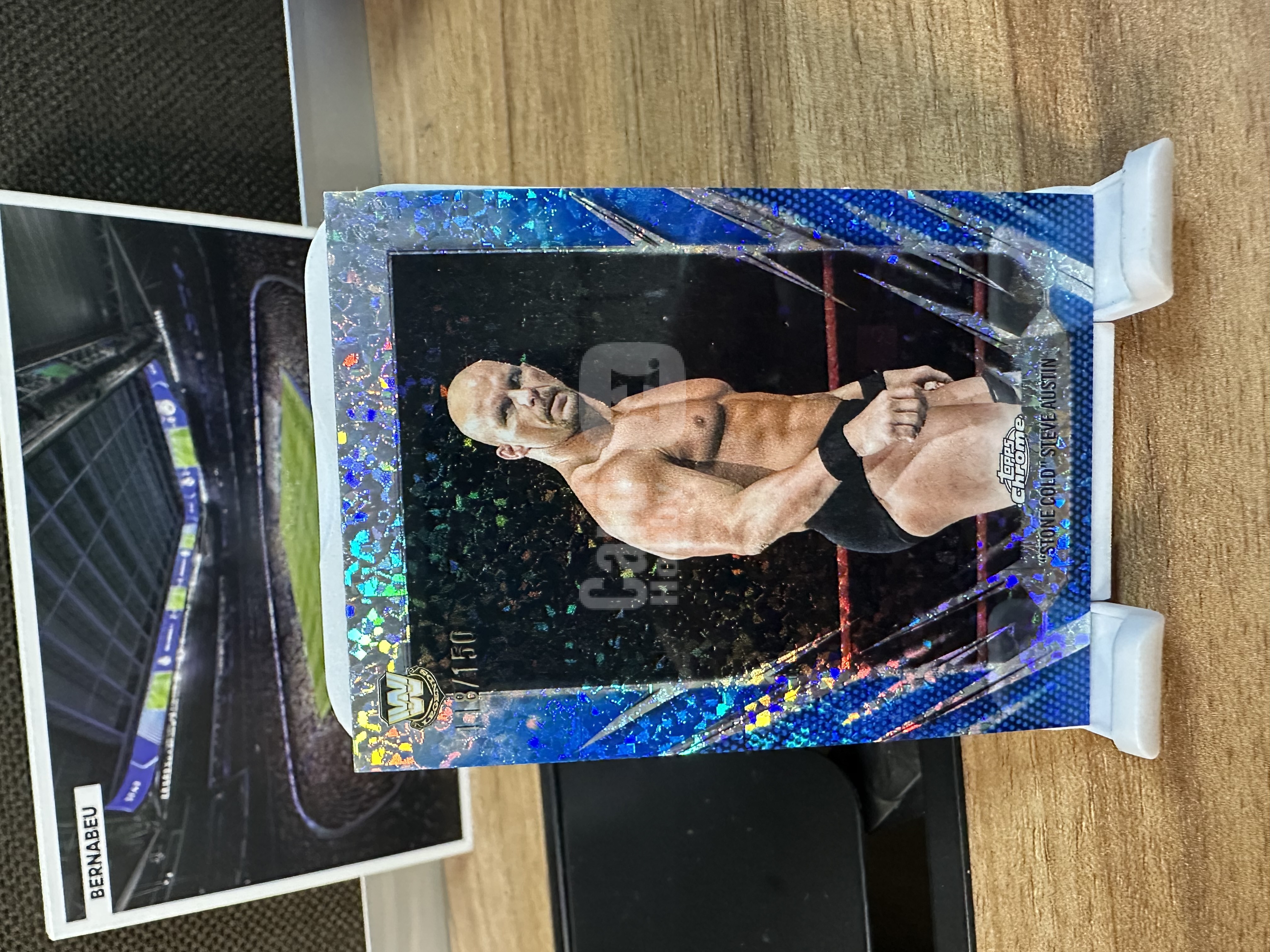 2026 Topps Chrome Stone Cold Steve Austin 冷石 150编 蓝碎折