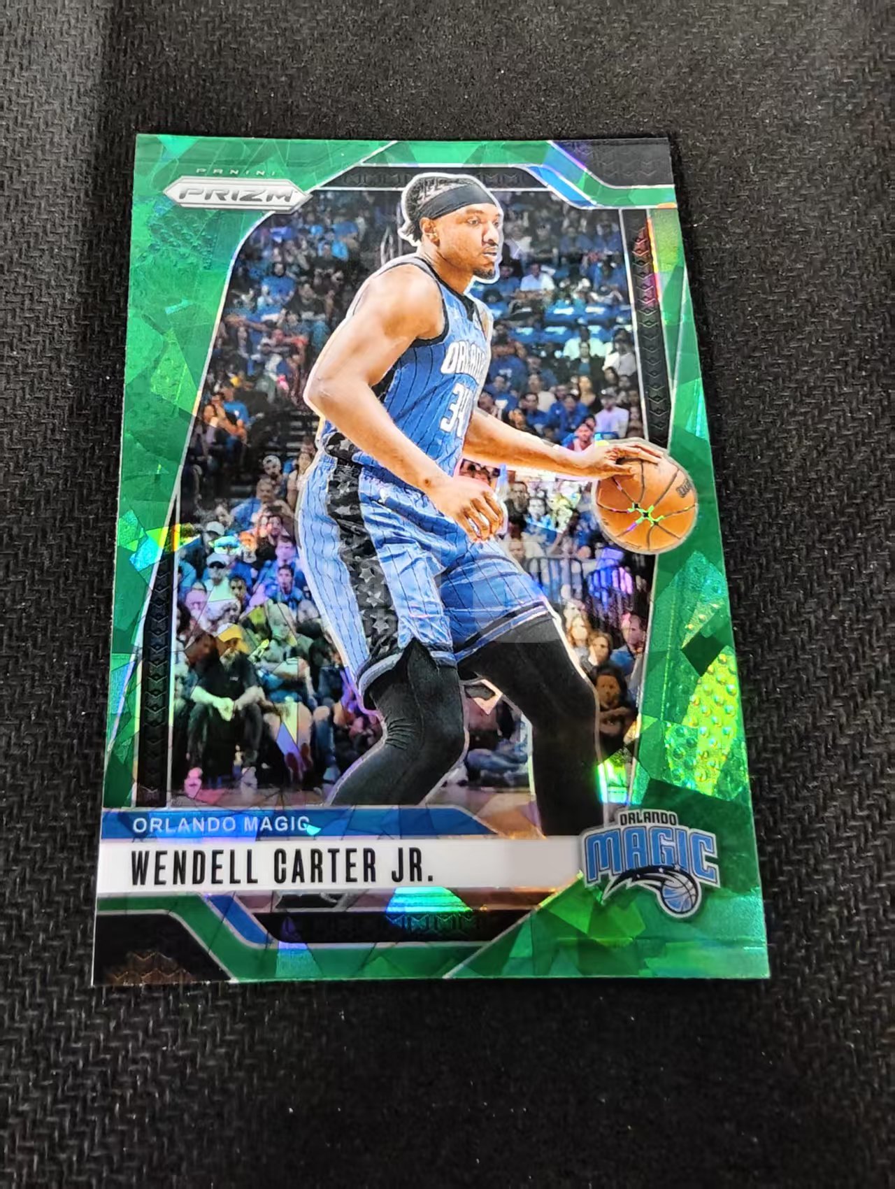 2024-25 Panini Prizm Wendell Carter Jr. 魔术 温德尔 卡特 魔术 绿碎冰 PZ 划痕 边角瑕疵 #79