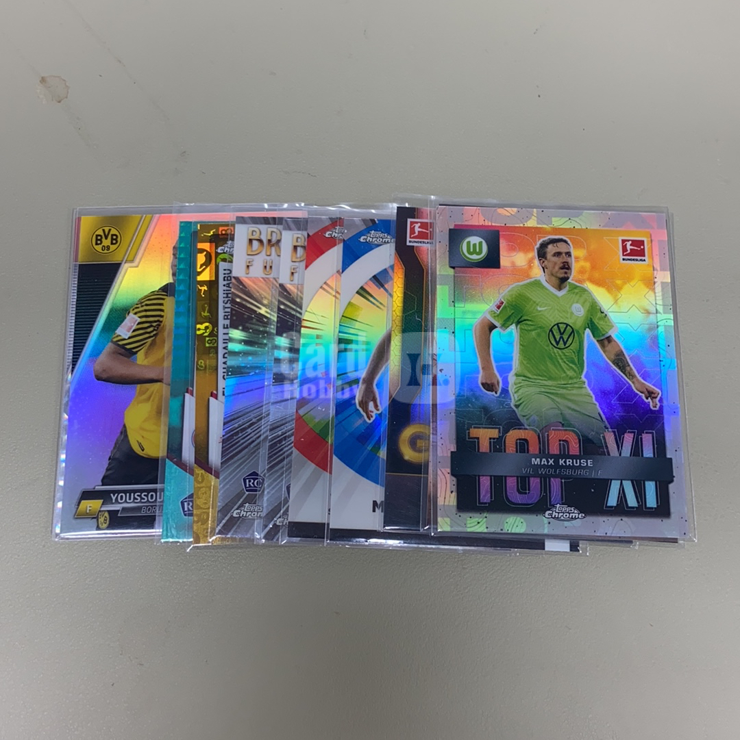【小牛代拍】2022 Topps Chrome Max Kruse Germany TOP XI TC 德甲 沃尔夫斯堡 银折 最佳11人特卡 克鲁泽 云达不莱梅 德国 折射打包 卡品如图(车仔面)