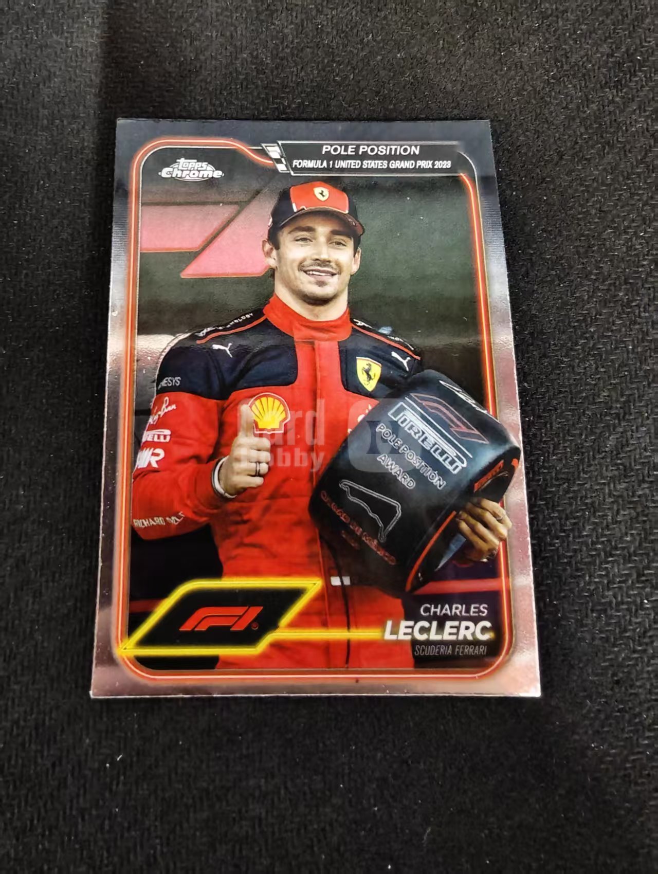 2024 Topps chrome F1 Charles Leclerc 查尔斯 勒克莱尔 划痕 边角瑕疵 #155