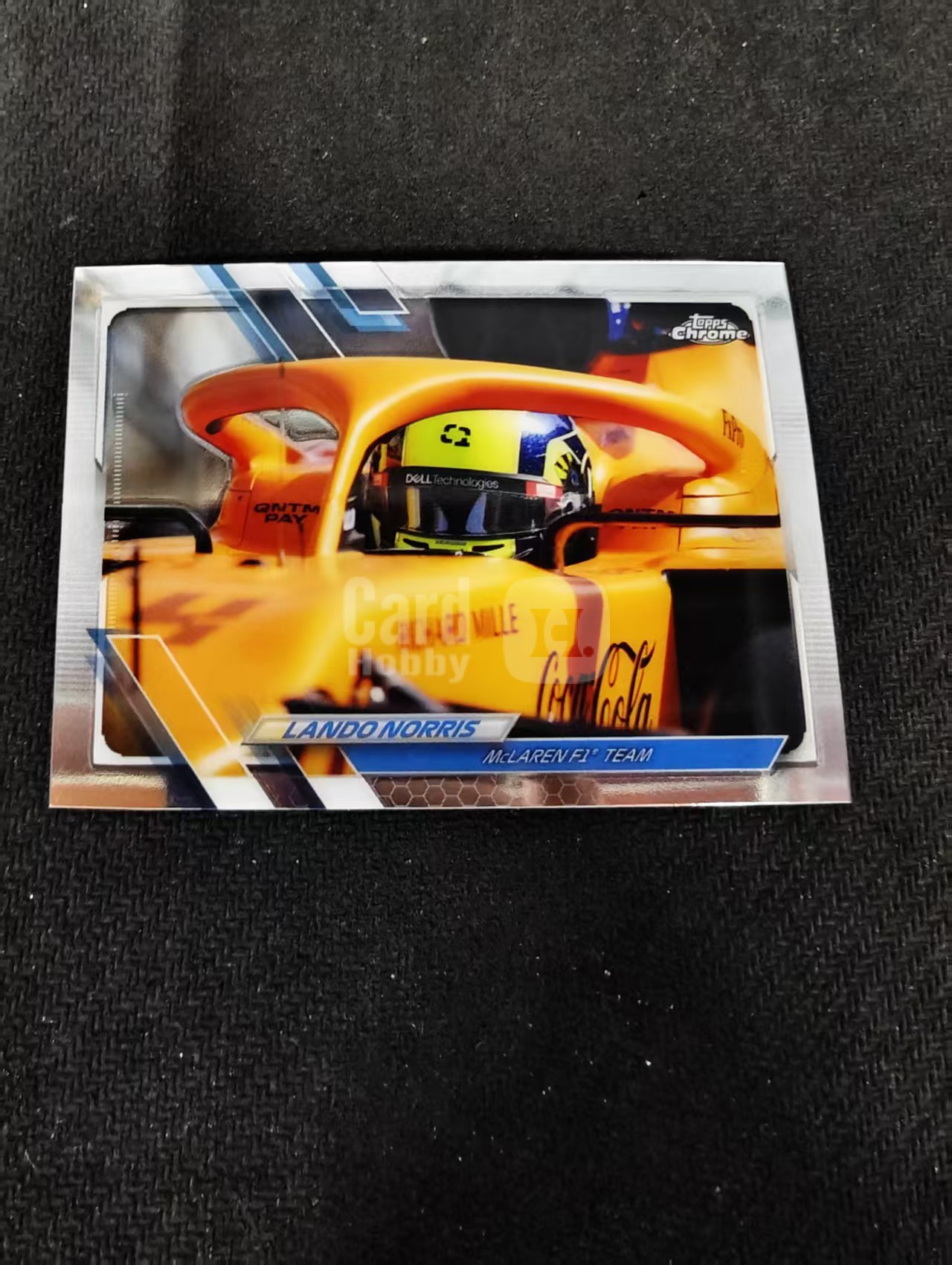 2021 TOPPS CHROME LANDO NORRIS F1 赛车 迈凯伦车队 兰多诺里斯 划痕 边角瑕疵 #22
