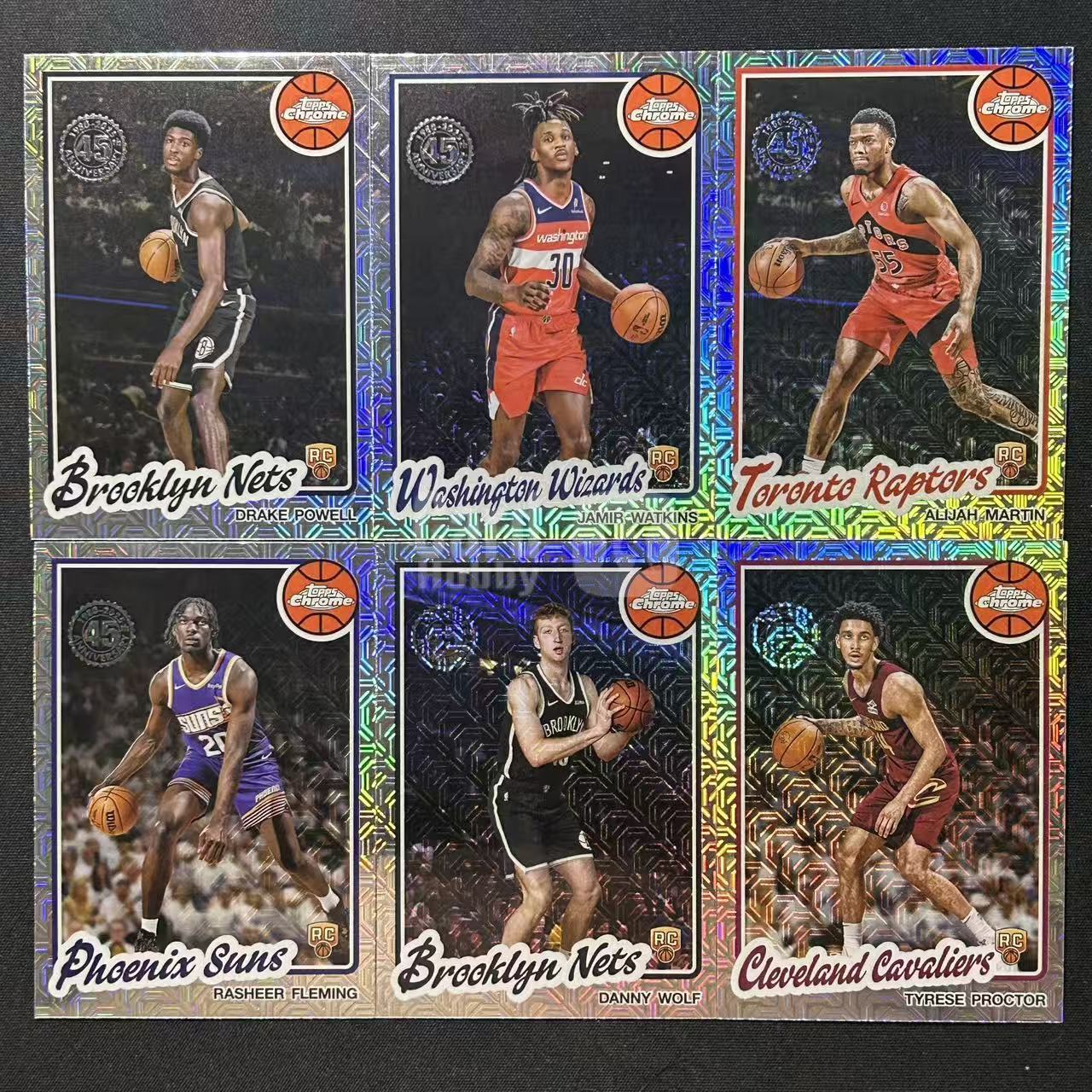 【阿泽代卖】2025 Topps Flagship 元年 新秀 RC 德里克鲍威尔 沃特金斯 马丁 费尔明 沃尔夫 普罗克特 等6张lot 折射 Mojo折 选图巨帅 卡品如图 介意勿拍-李哥