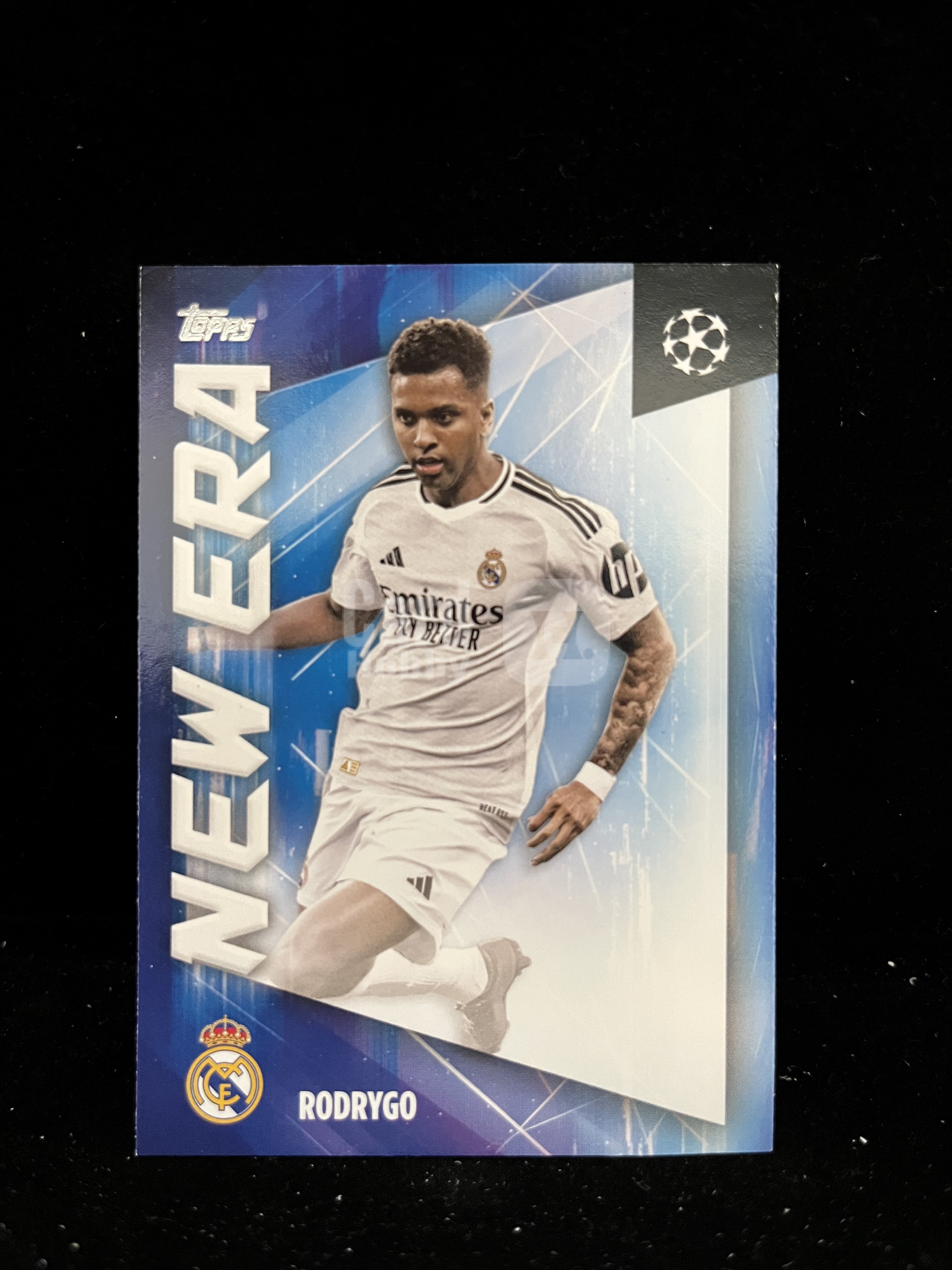 免费代拍 2025 Topps UEFA Club Competitions 欧冠 罗德里戈 Rodrygo New Era Insert 卡品如图#F772