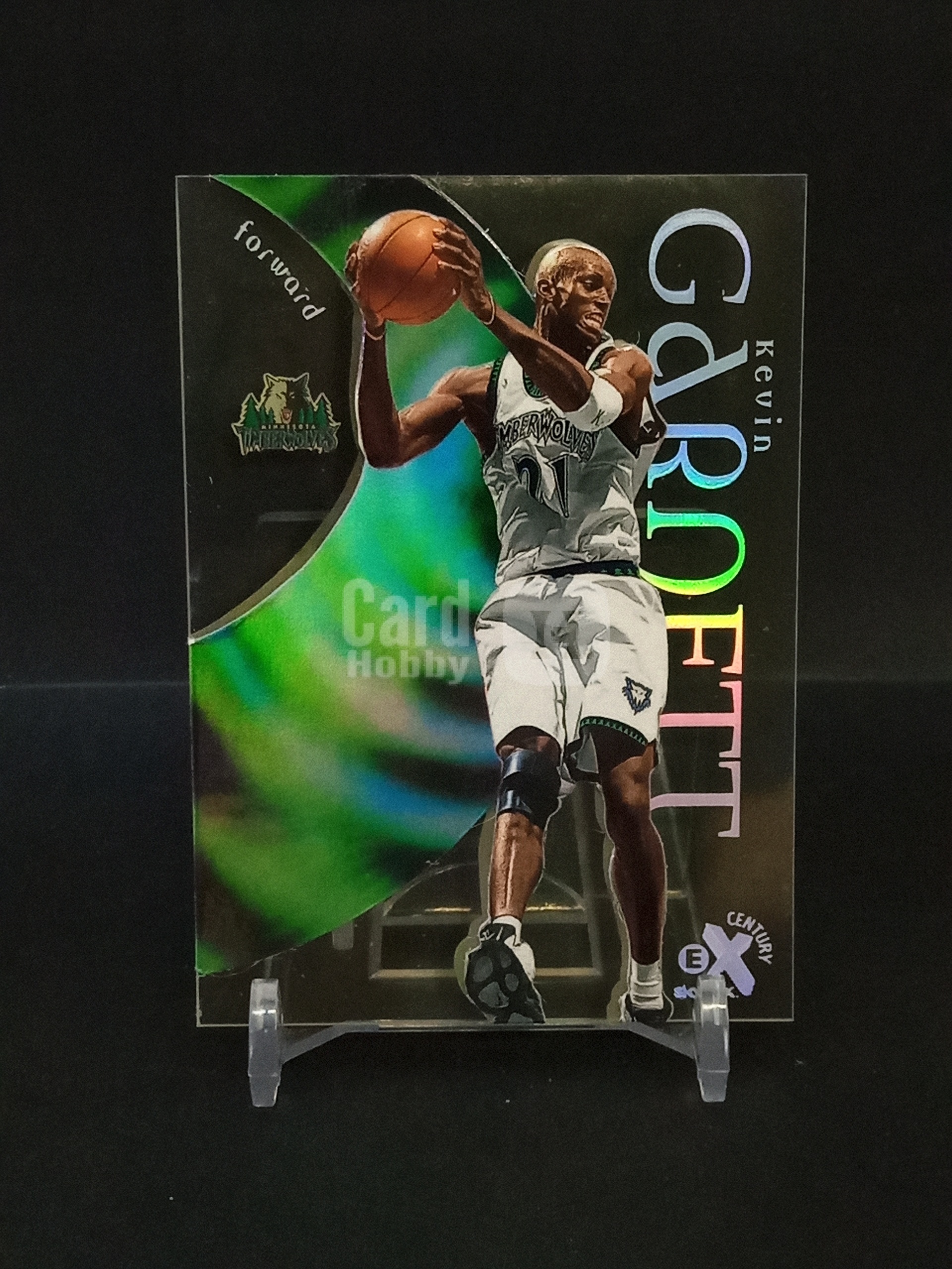 【DC拍卖】9.21CR7 98-99 Skybox EX Century 凯文加内特 Kevin Garnett 森林狼 经典透明胶片卡 #13