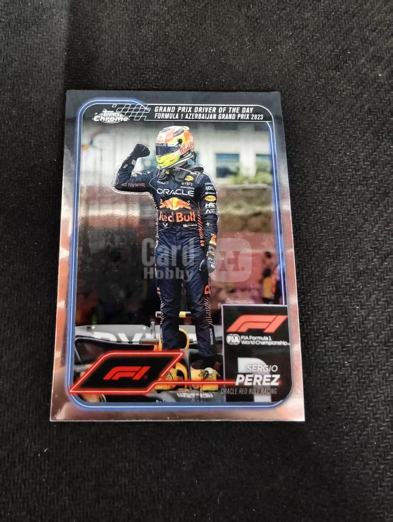 2024 Topps Chrome F1 Sergio Perez 红牛车队 塞尔吉奥 佩雷兹 划痕 边角瑕疵 #162
