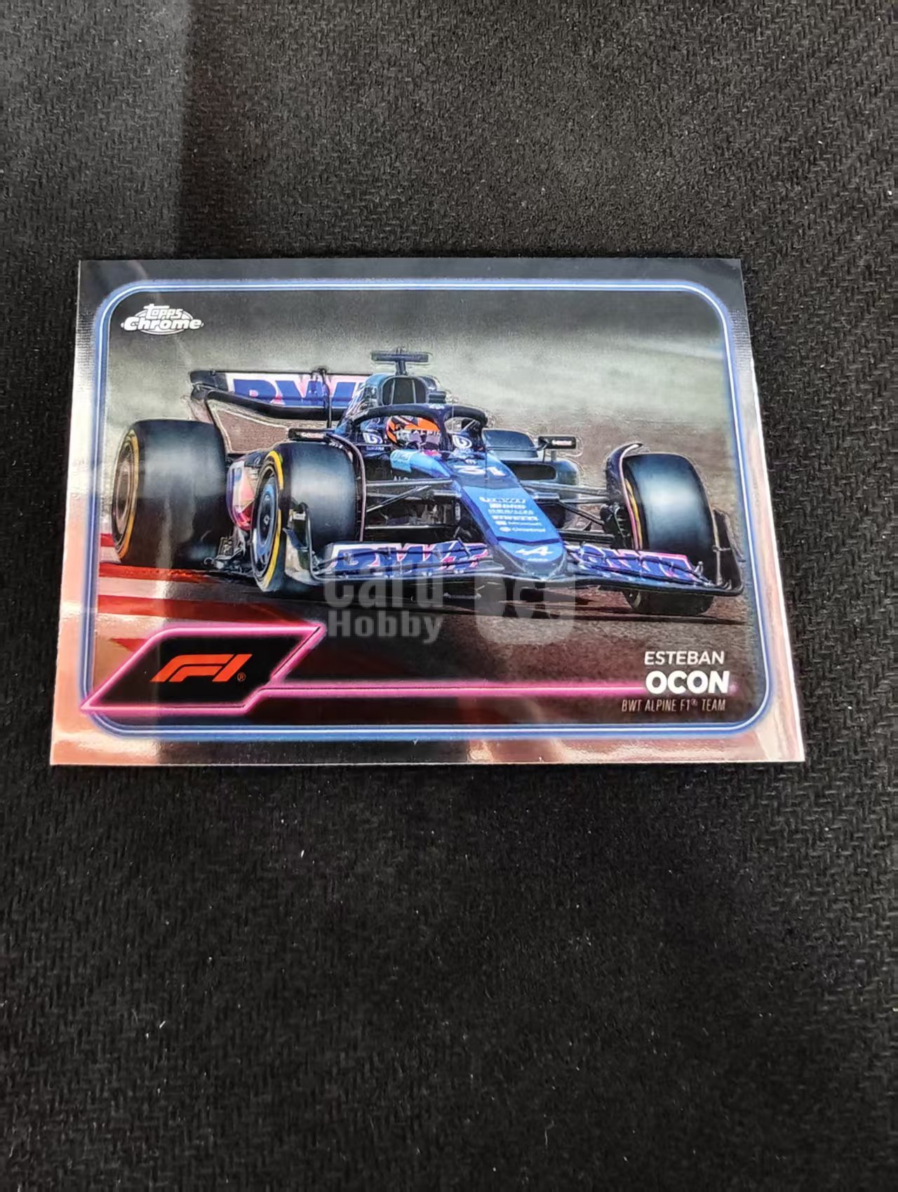 2024 Topps Chrome F1 Esteban Ocon 埃斯特班 奥康 阿尔派车队 划痕 边角瑕疵 #81