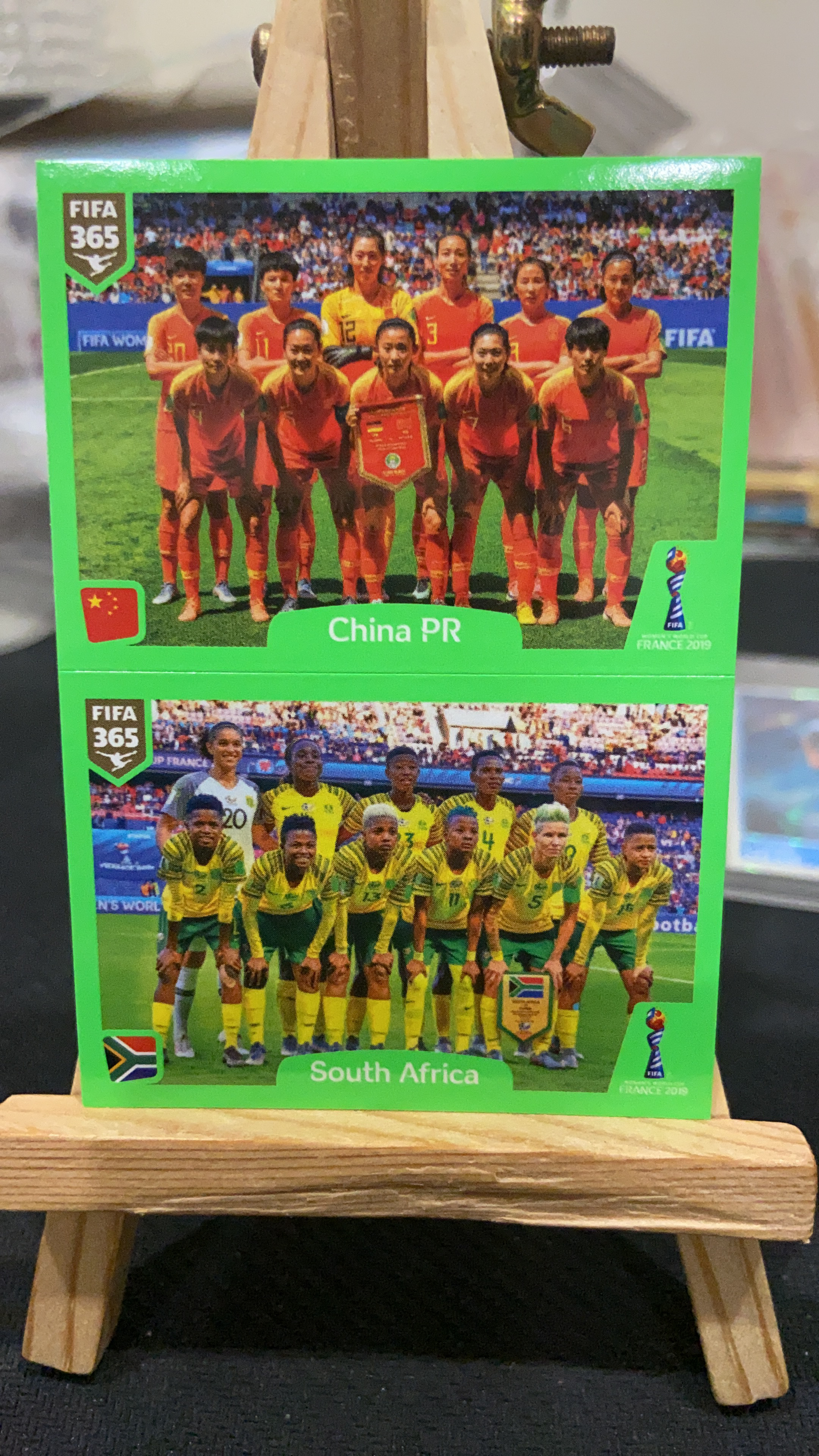 2020 Panini FIFA 365 贴纸 【不累计】 中国 女足 首发 凑套 不保卡品