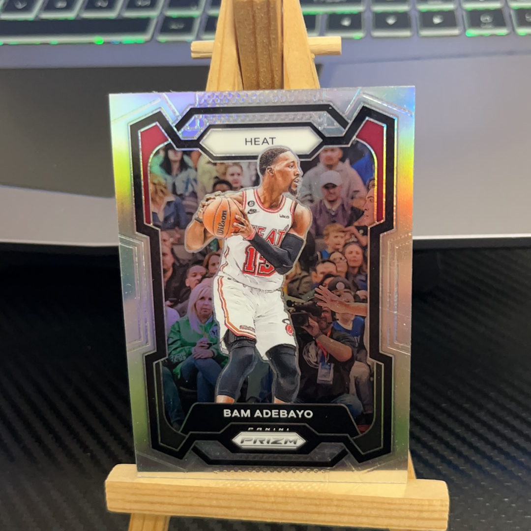 2023-24 Panini Prizm Bam Adebayo 阿德巴约 热火 银折 折射 prizm系列 pz 卡品如图 凑图必备 值得收藏!免费代卖!