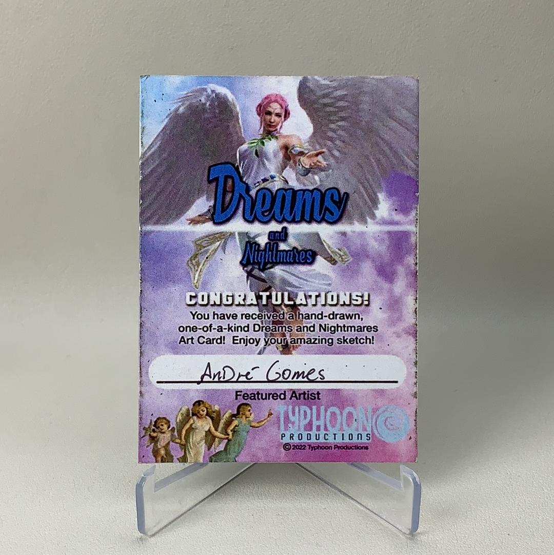 【弈卡代拍】2022 Typhoon 台风工作室 手绘卡 1/1编 1of1 画师签名 亲笔签字 签名见背面 画月亮 品相如图 凑套必备 Lee总