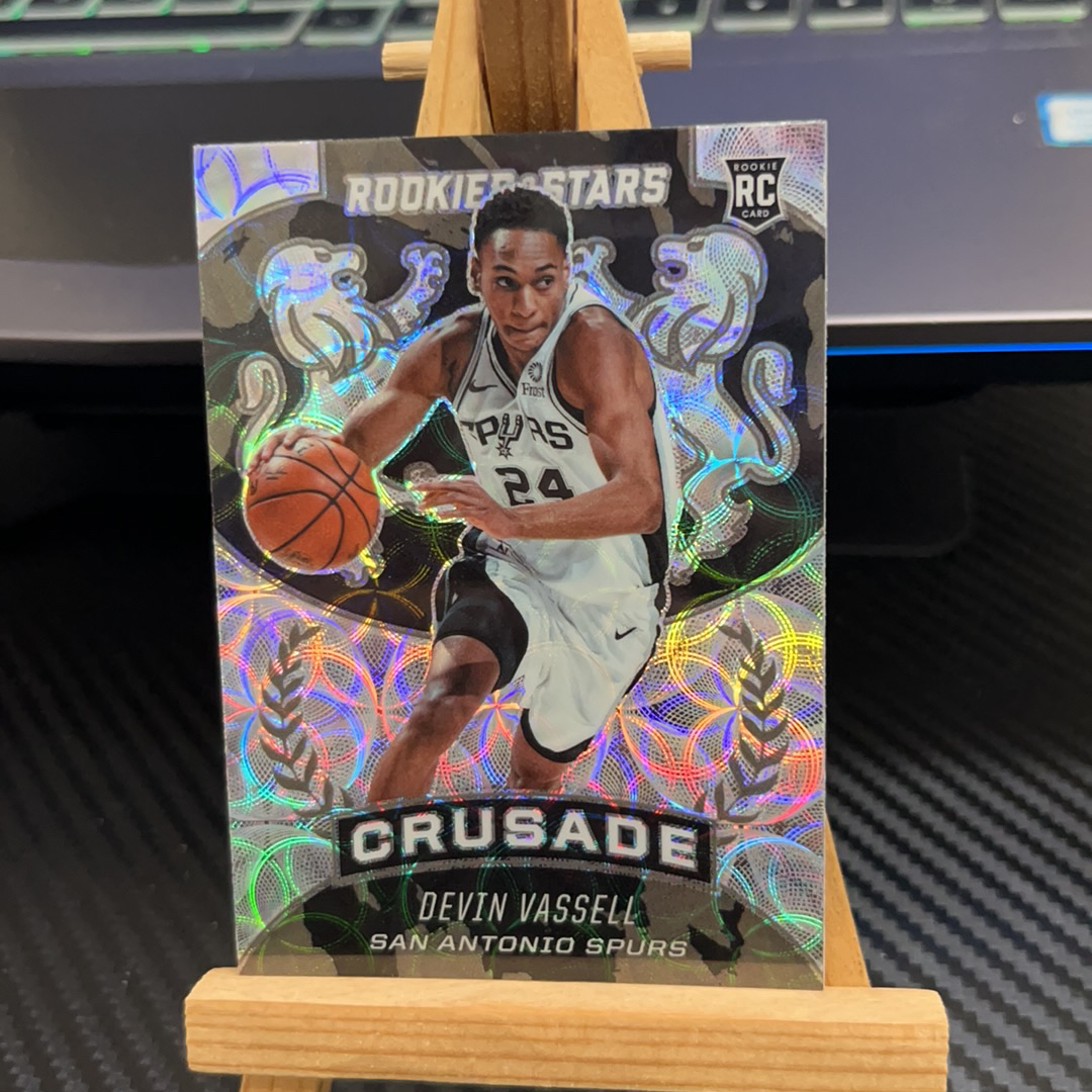 2020-21 Panini Crusade Devin Vassell RC 德文 瓦塞尔 马刺 新秀 折射 银折 特卡 十字军系列 pz 卡品如图 凑图必备 值得收藏!免费代卖!