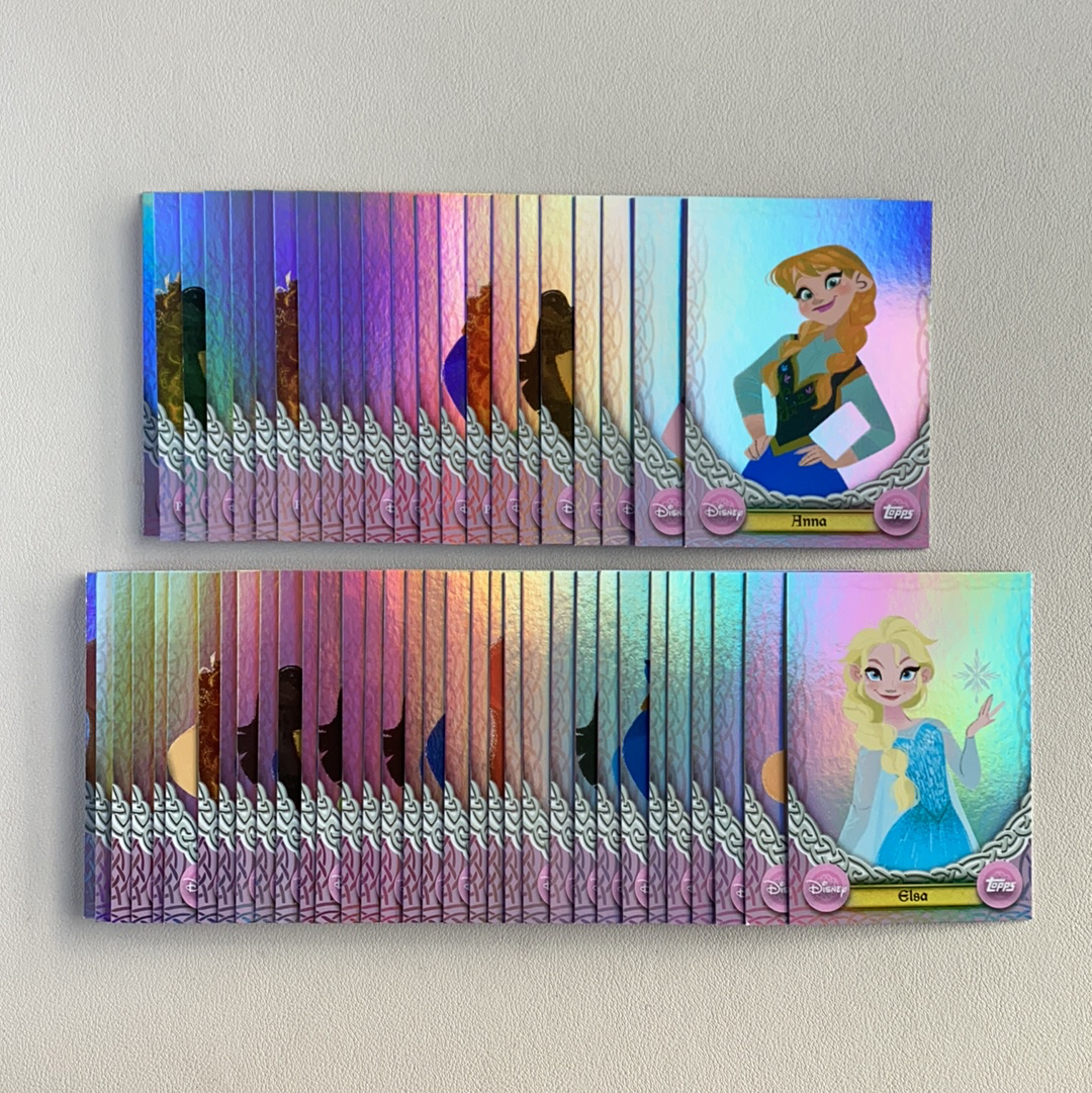 【弈卡代拍】2025 Topps Disney Wonder 元年迪士尼公主盒 公主特卡 银折 折射 冰雪奇缘 乐佩公主等 打包 不齐 品相如图 凑套必备 善总