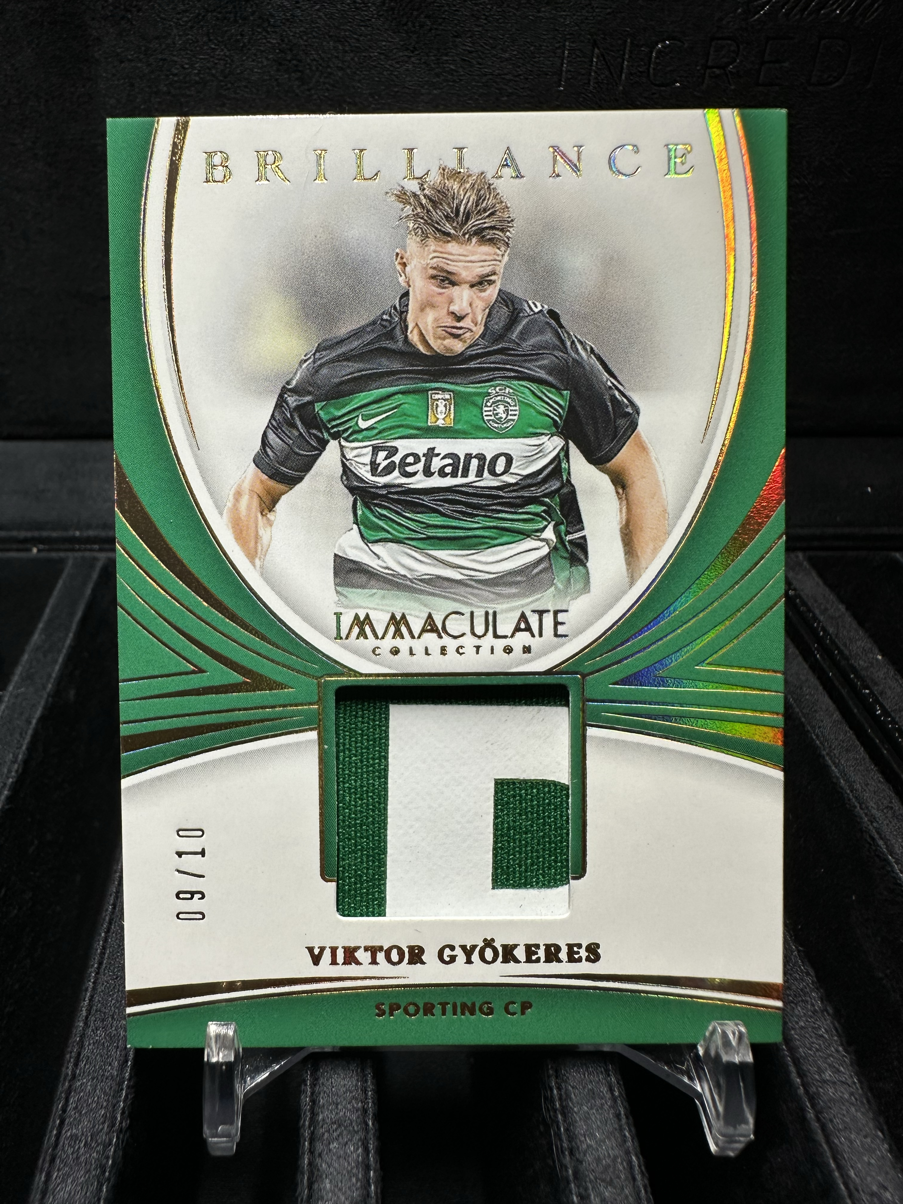 2025 Panini Immaculate Gyokeres 哲凯赖什09/10编 金版低编 球衣物料Patch字母暴力切割 葡体选图爱咪咪高端系列卡品如图 英超枪手阿森纳锋霸身价飞涨约克雷斯收藏