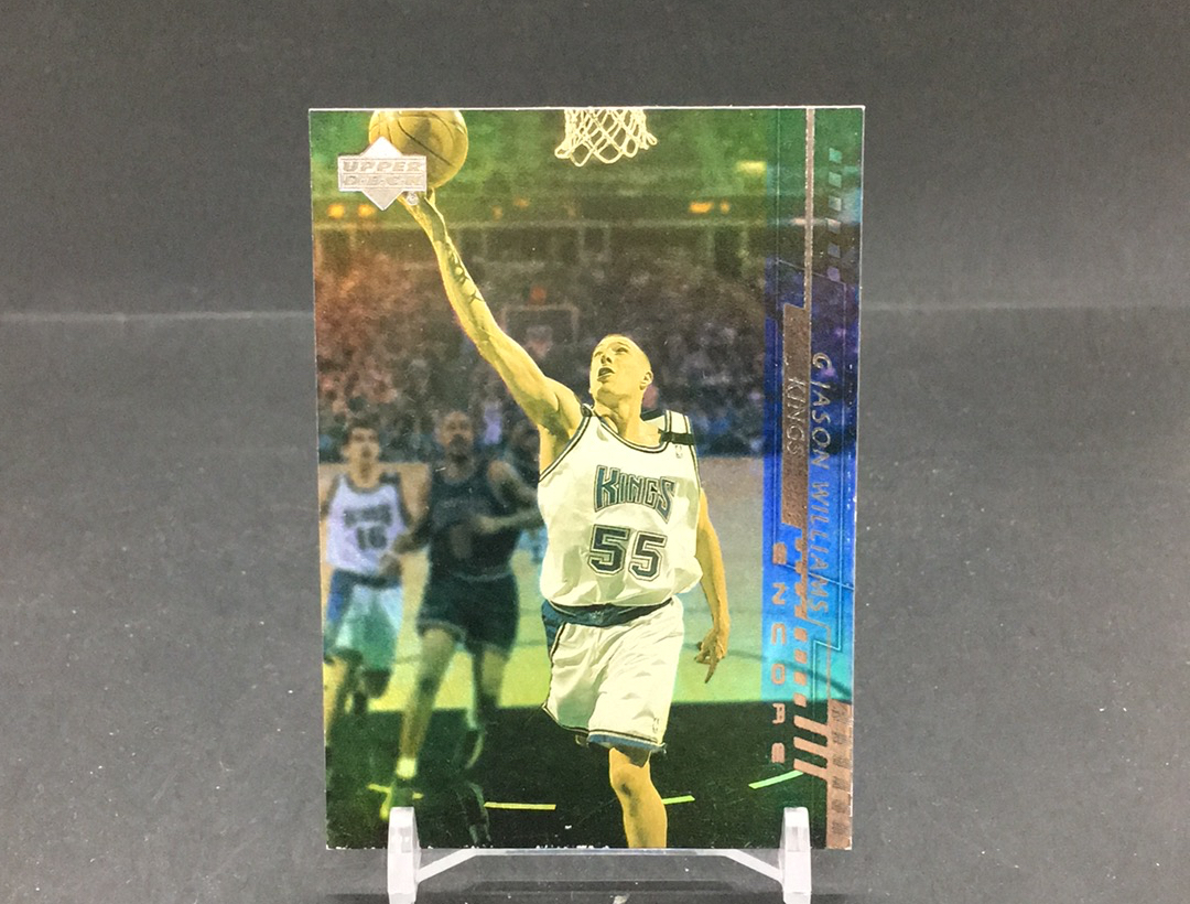 【DC拍卖】12.04 JTL UD ENCORE 经典折射卡 实卡美如画 国王队名宿 华丽国王时期核心后卫 白巧克力 杰森 威廉姆斯(微瑕)