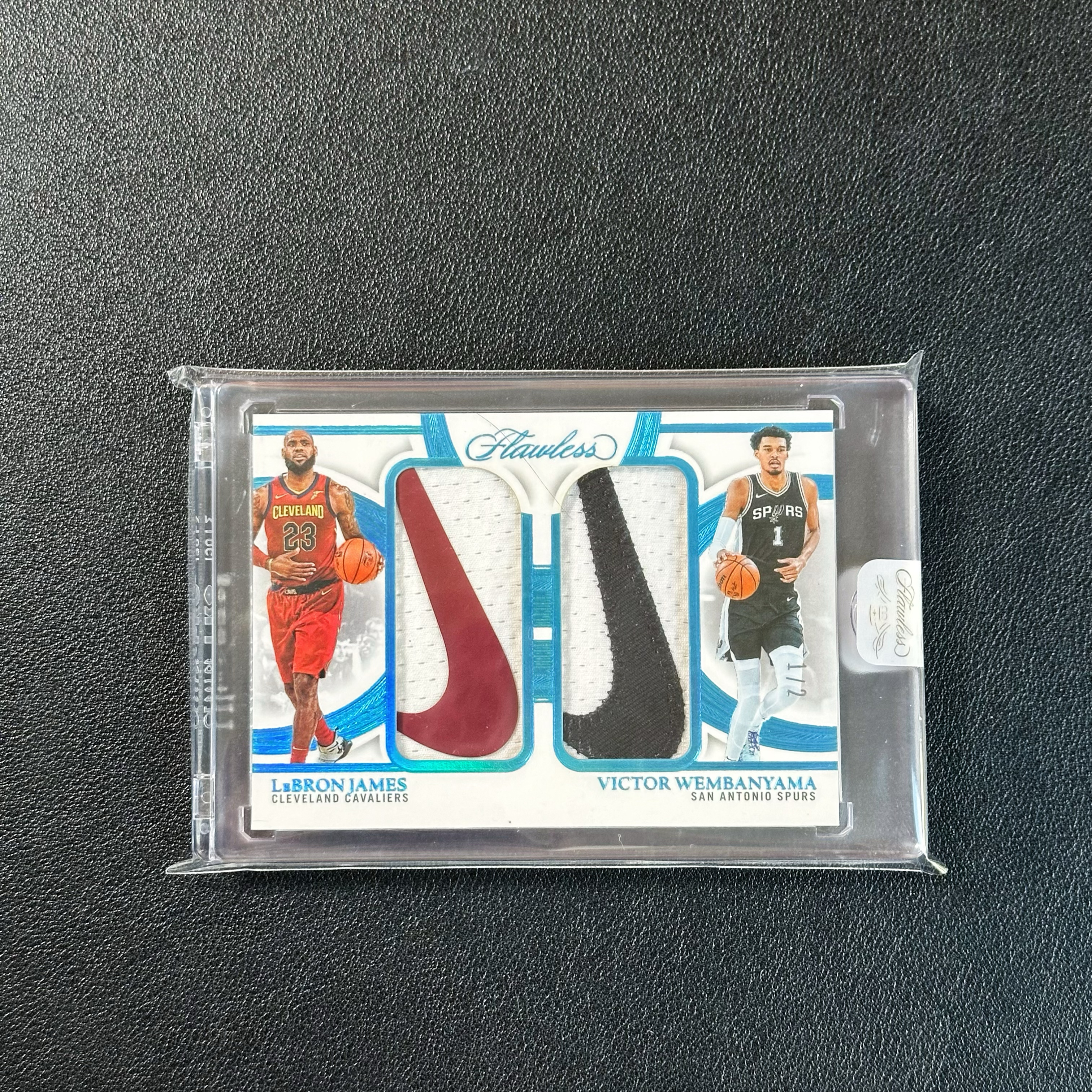 2024-25 Flawless 手提 Lebron James 勒布朗 詹姆斯 Victor Wembanyama 维克托 文班亚马 限量 2编 1/2 Dual Brand Logo 顶级收藏品